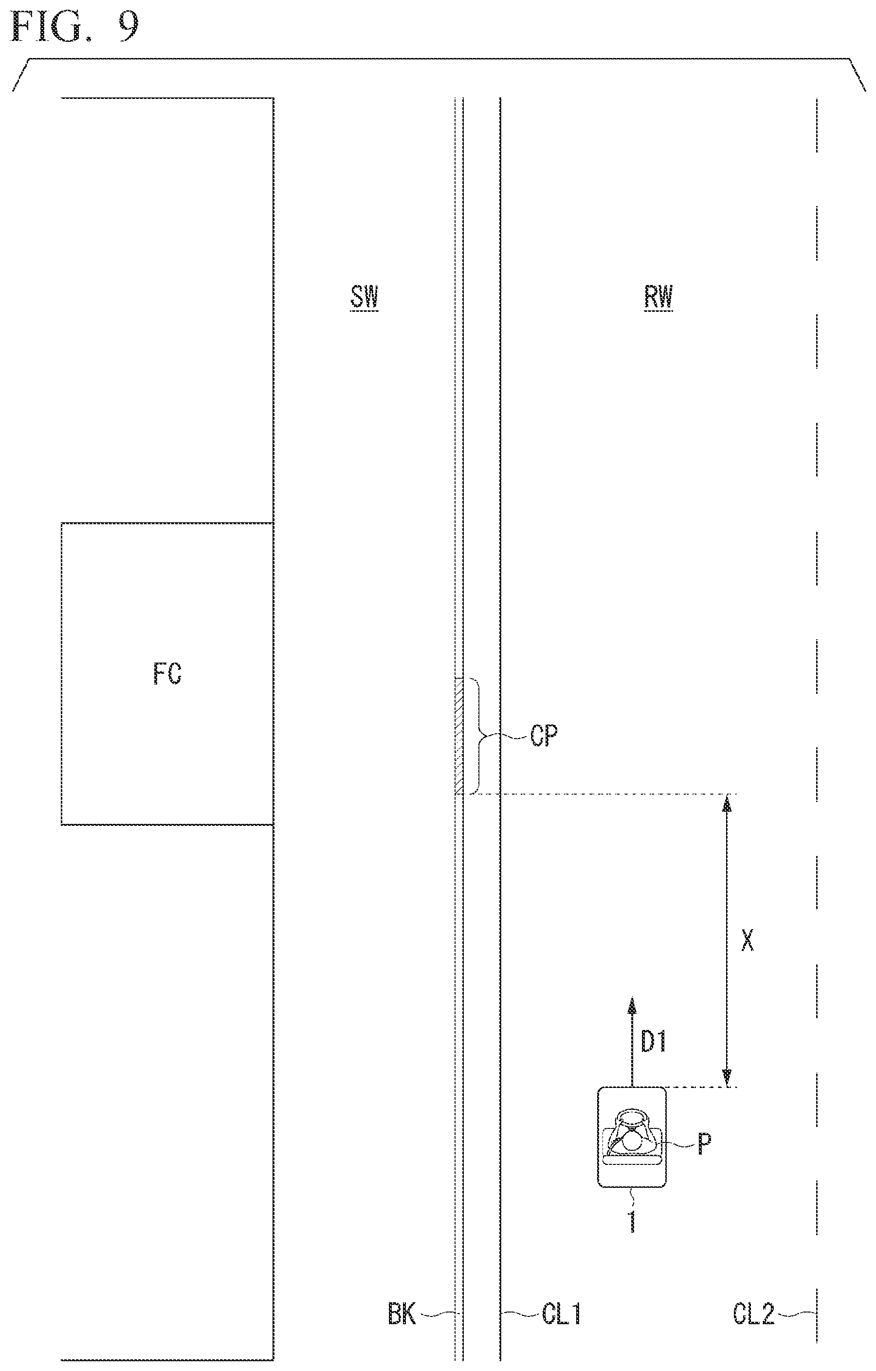 Patent US12097864 Figure 6 – Mobile object control device and mobile object control method
