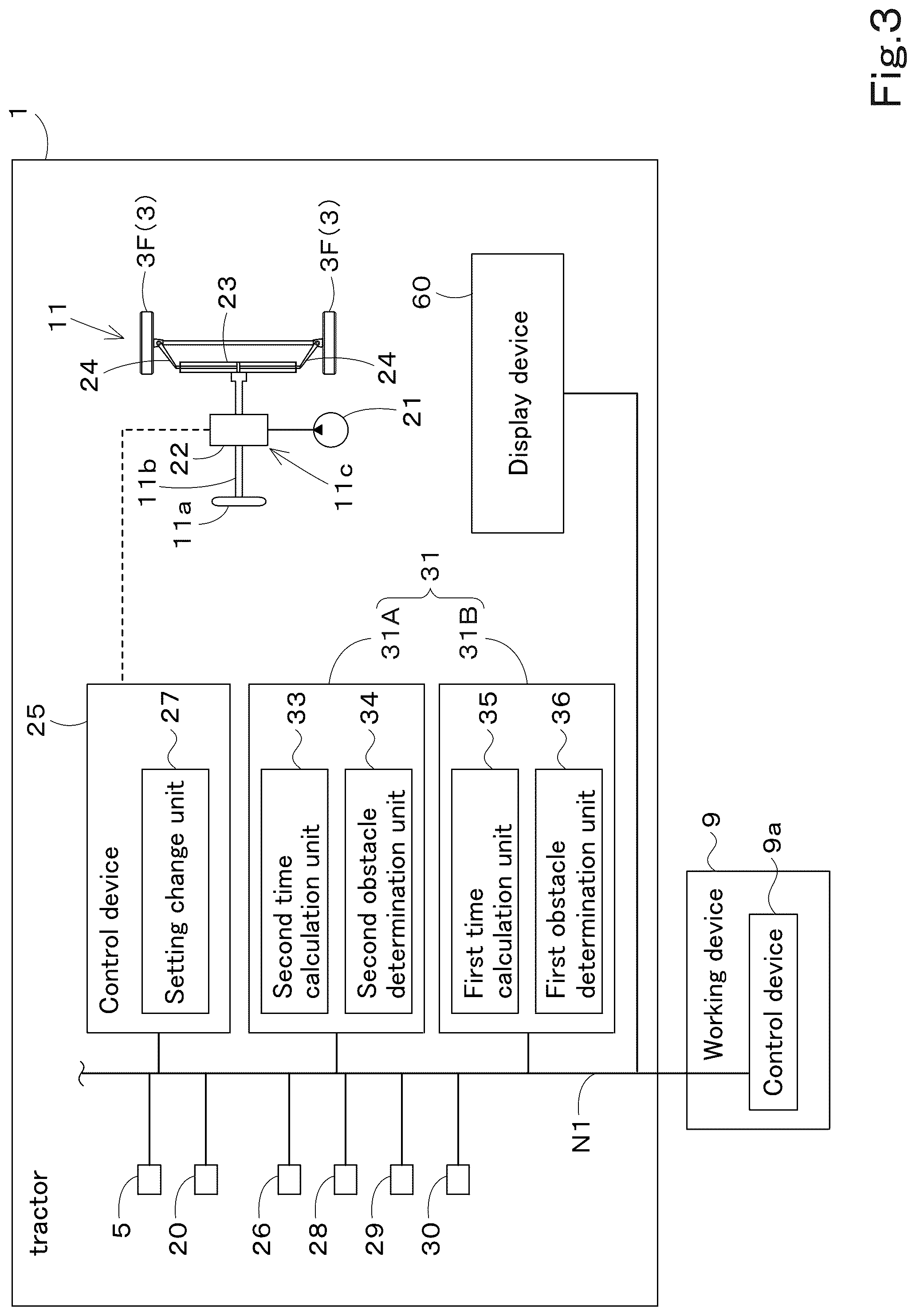 Patent US12097866 Figure 3 – Working vehicle