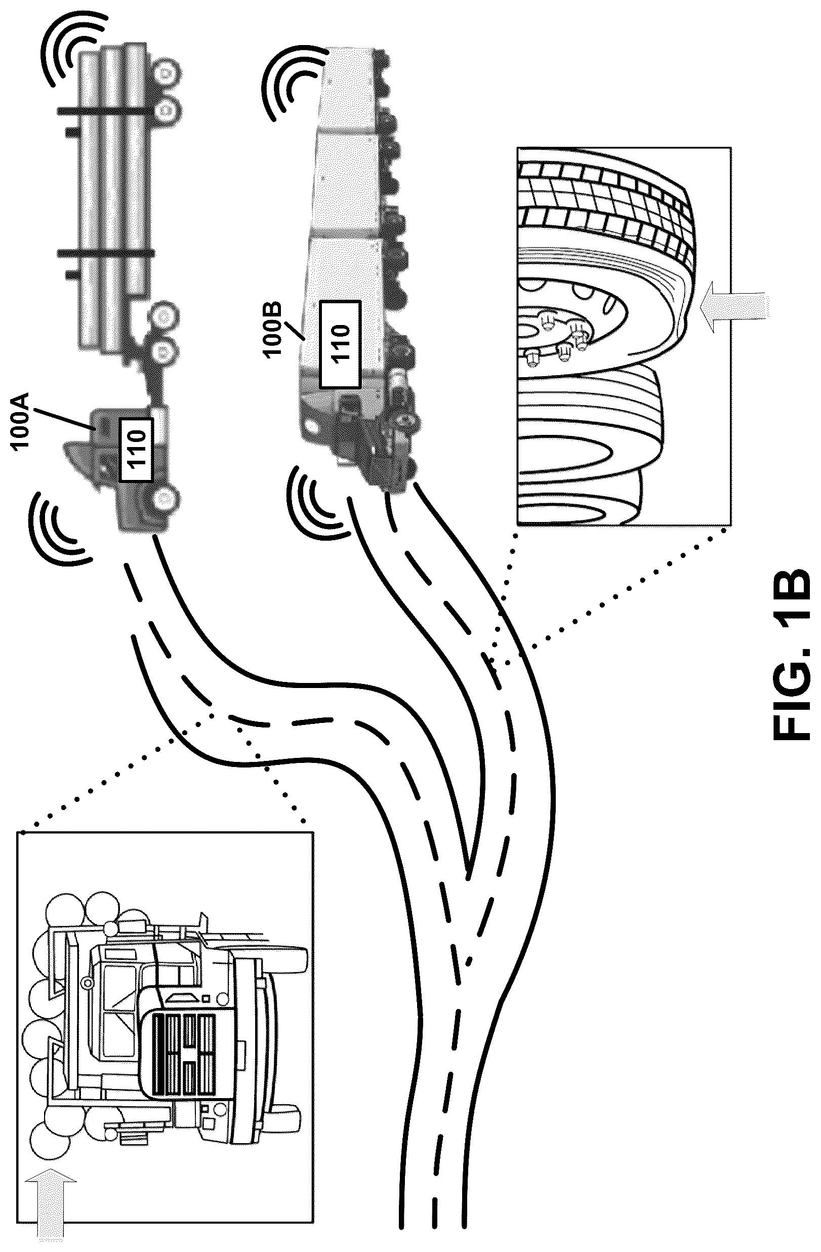 Patent US12097867 Figure 2 – Methods and apparatus for compensating for unique trailer of tractor trailer with autonomous vehicle system