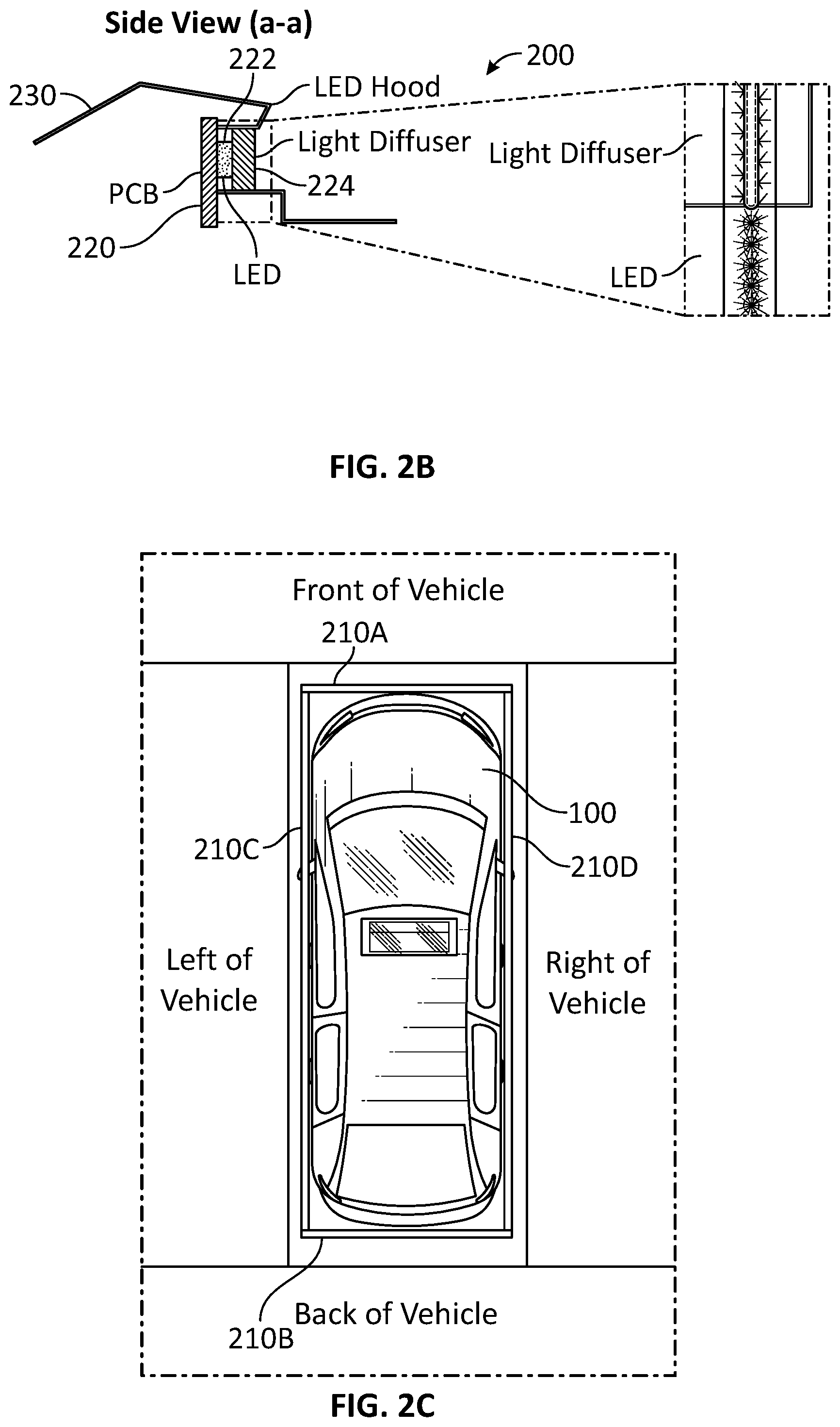 Patent US12097870 Figure 2 – Intuitive two-dimensional warning indicator systems and methods