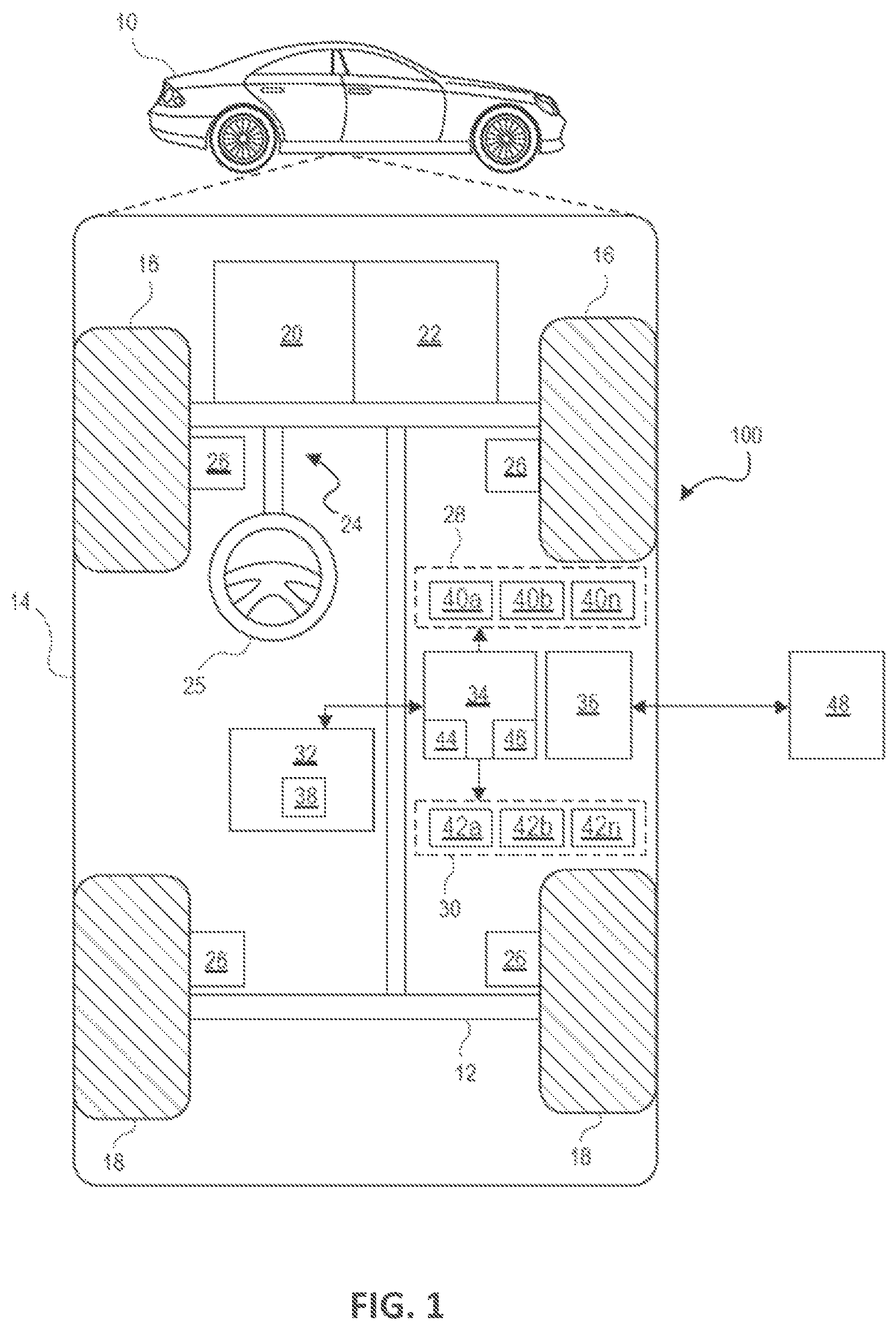 Patent US12097873 Figure 1 – Dynamic sensor data augmentation via deep learning loop