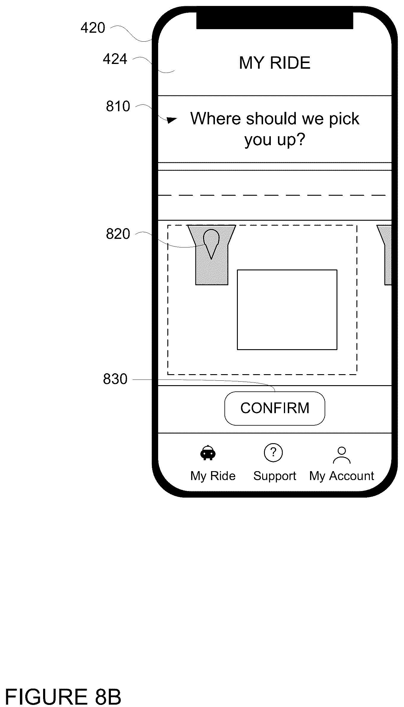 Patent US12097876 Figure 9 – Driveway pullovers for autonomous vehicles