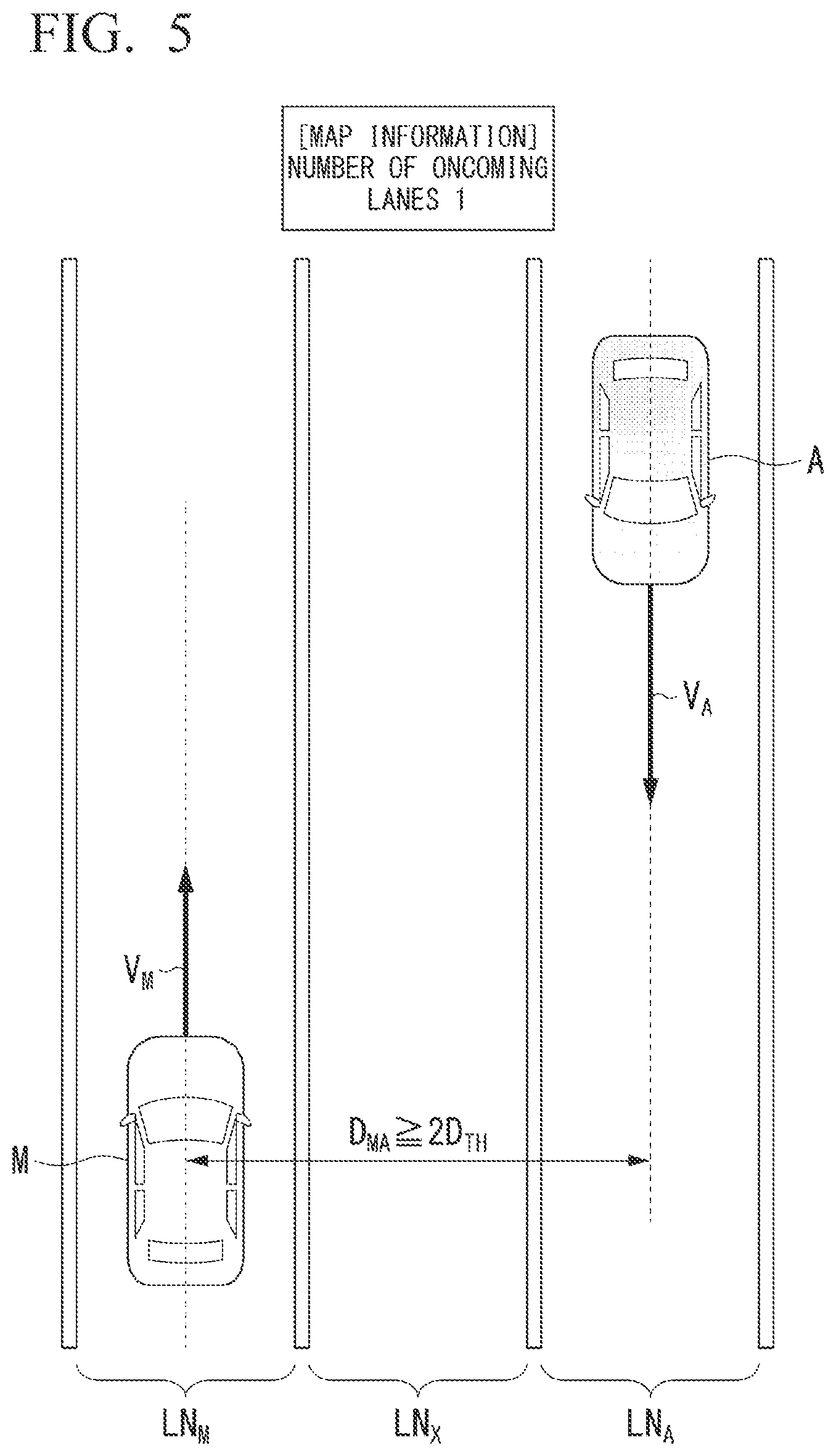 Patent US12097879 Figure 4 – Vehicle control device, vehicle control method, and storage medium