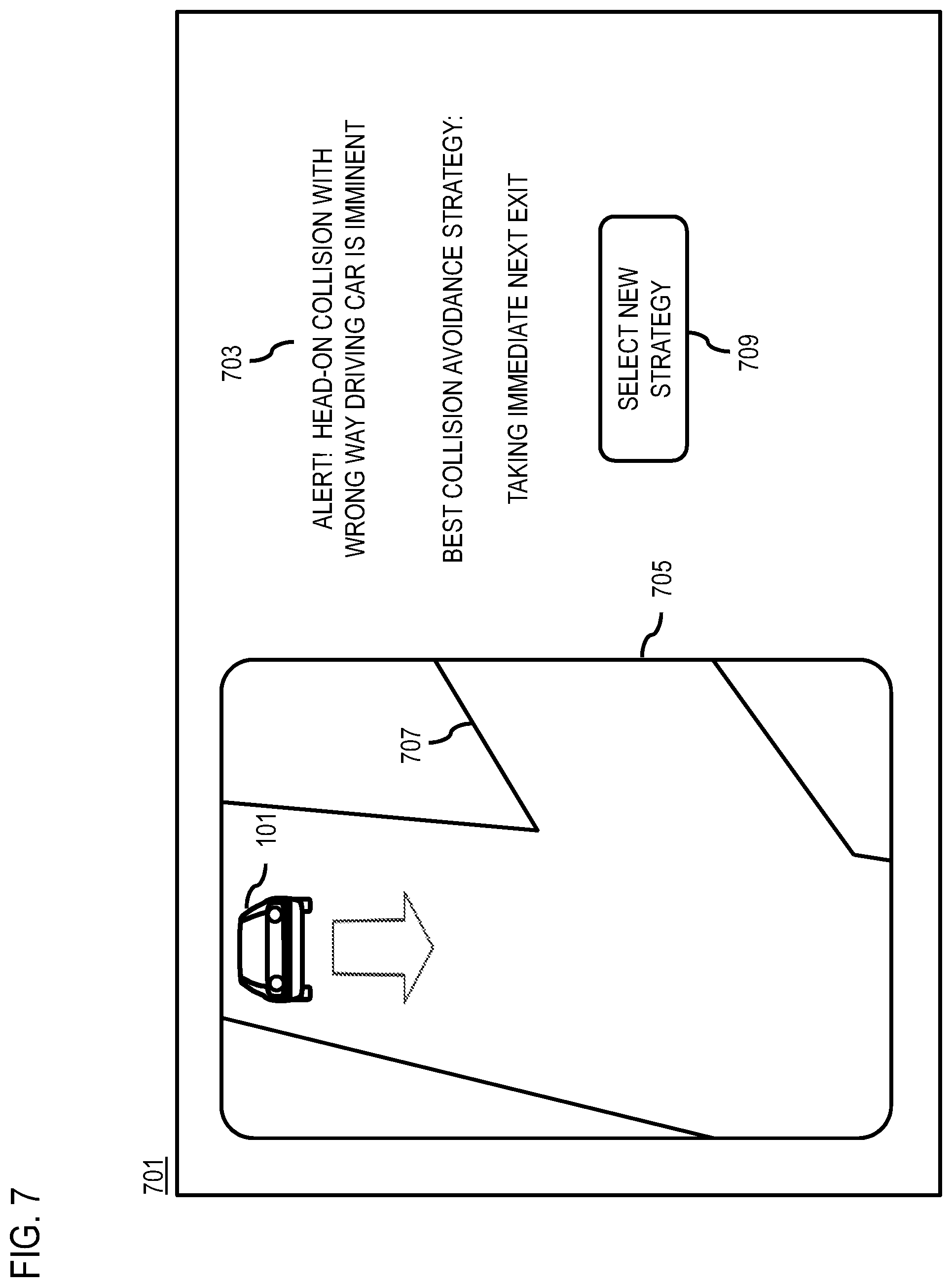 Patent US12097881 Figure 12 – Method, apparatus, and system for determining an autonomous vehicle operational strategy when detecting wrong way driving