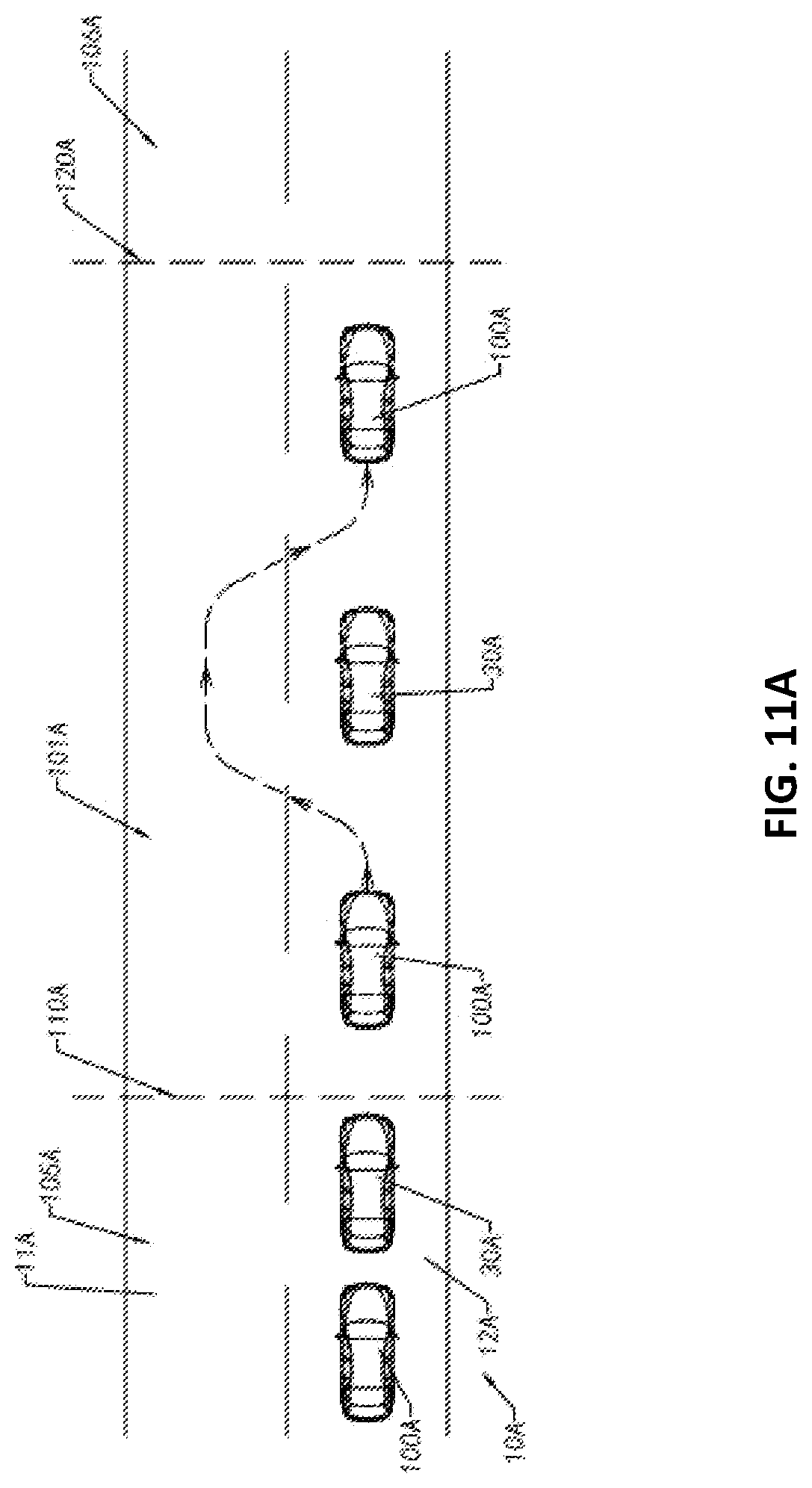 Patent US12097884 Figure 7 – Lane change monitoring method and lane change monitoring system for autonomous vehicle