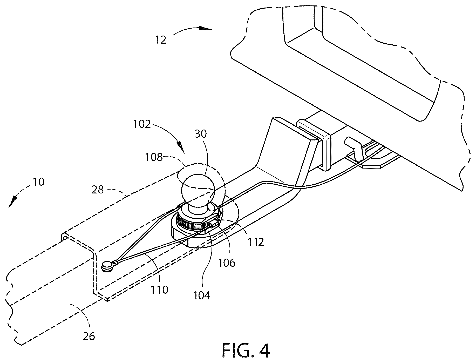 Patent US12097899 Figure 4 – Systems and methods for trailer angle detection