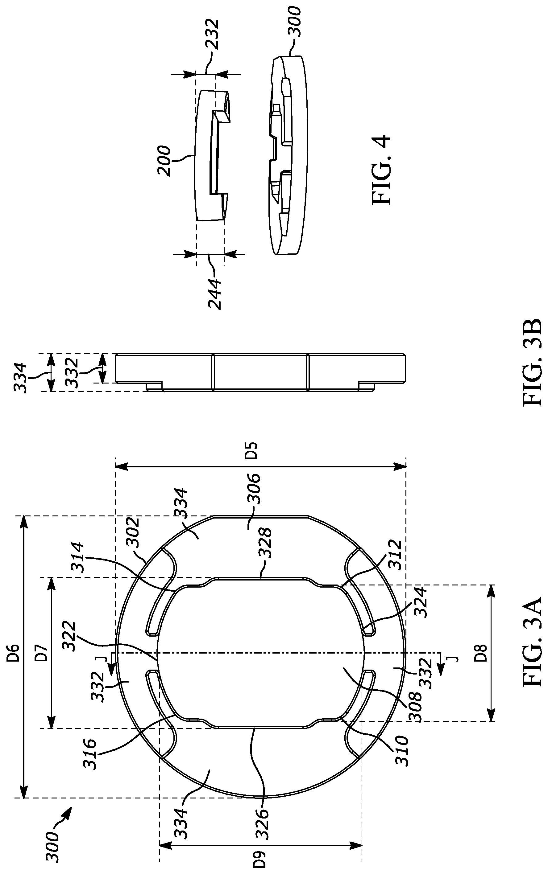 Patent US12097901 Figure 3 – After-market subframe bushing support for a vehicle