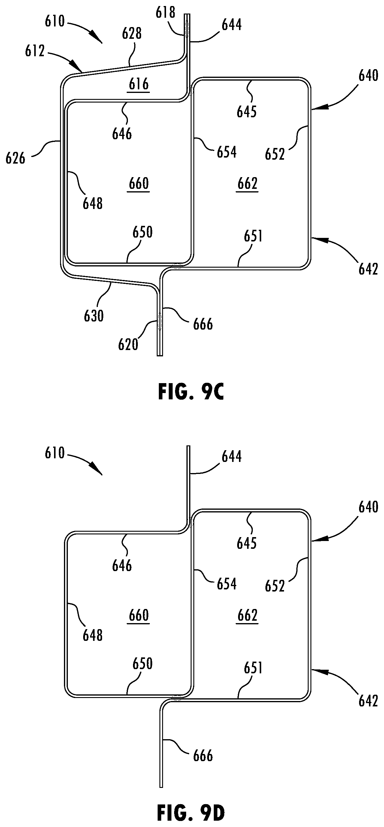 Patent US12097903 Figure 9 – Vehicle component with multi-hollow beam