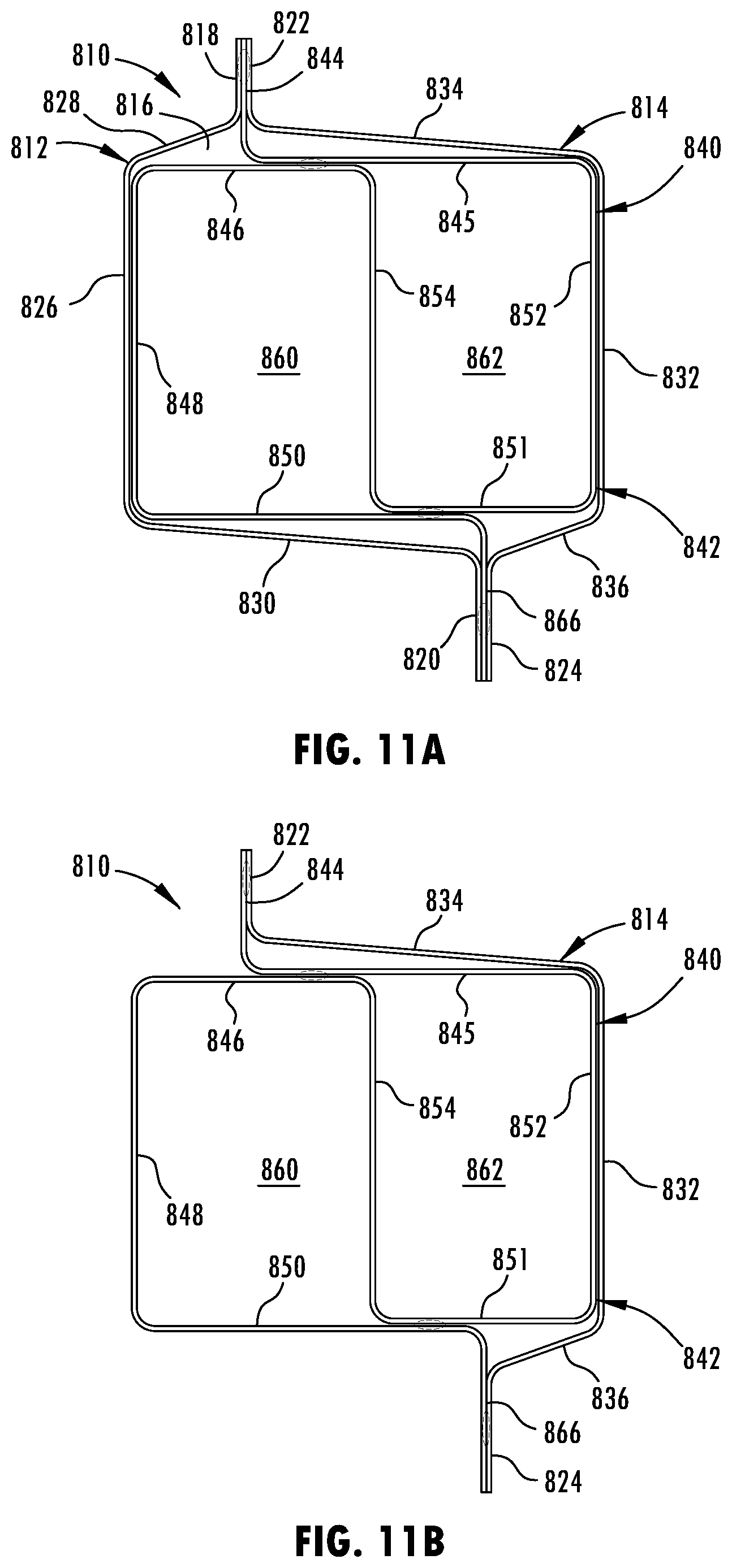 Patent US12097903 Figure 12 – Vehicle component with multi-hollow beam