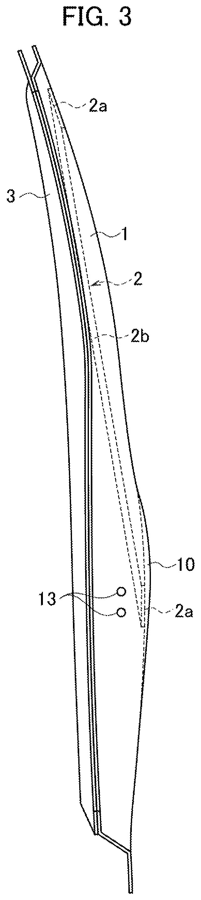 Patent US12097906 Figure 3 – Long composite member