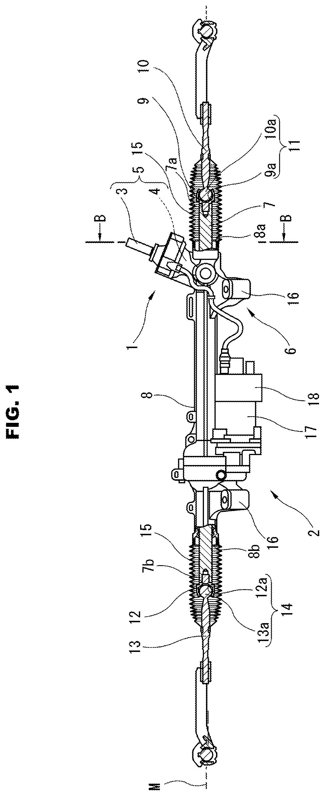 Patent US12097907 Figure 1 – Steering device