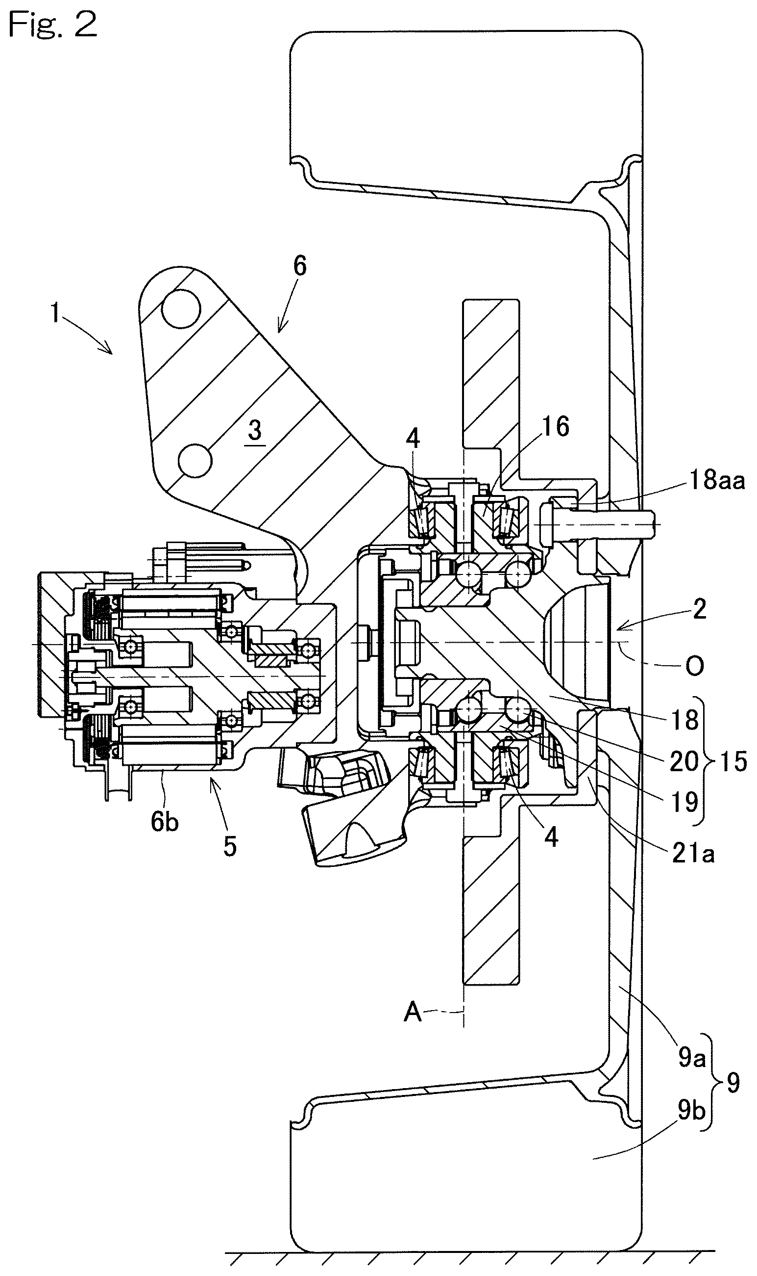 Patent US12097911 Figure 2 – Steering system and vehicle equipped with same