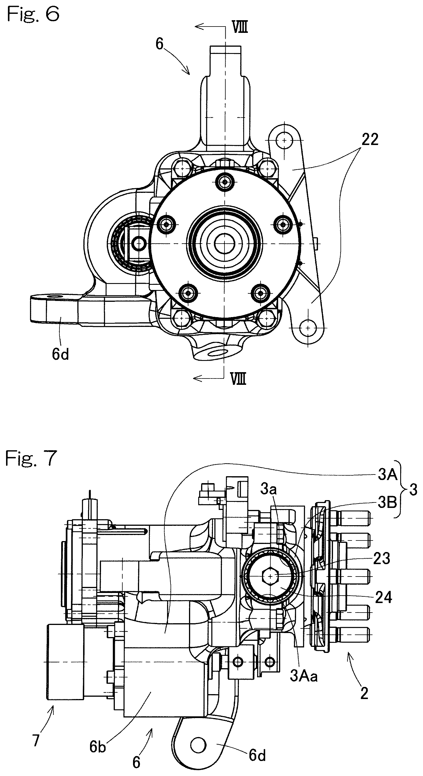 Patent US12097911 Figure 6 – Steering system and vehicle equipped with same