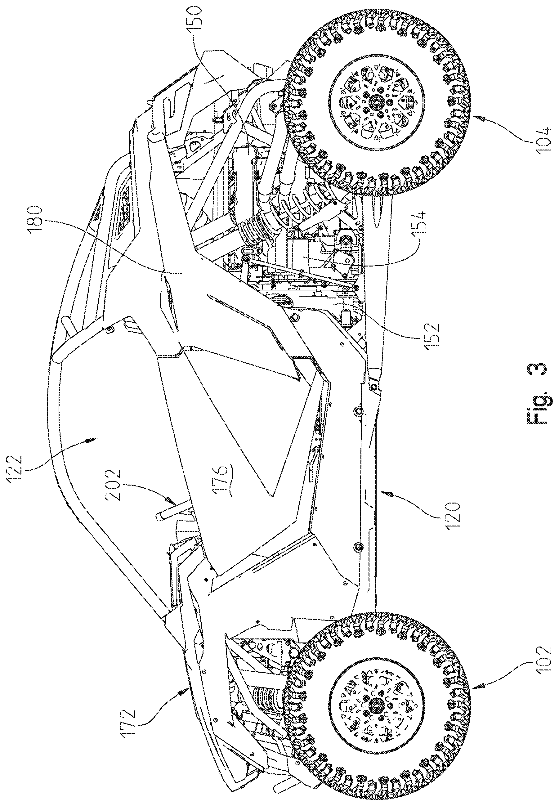 Patent US12097913 Figure 3 – Vehicle steering systems and methods