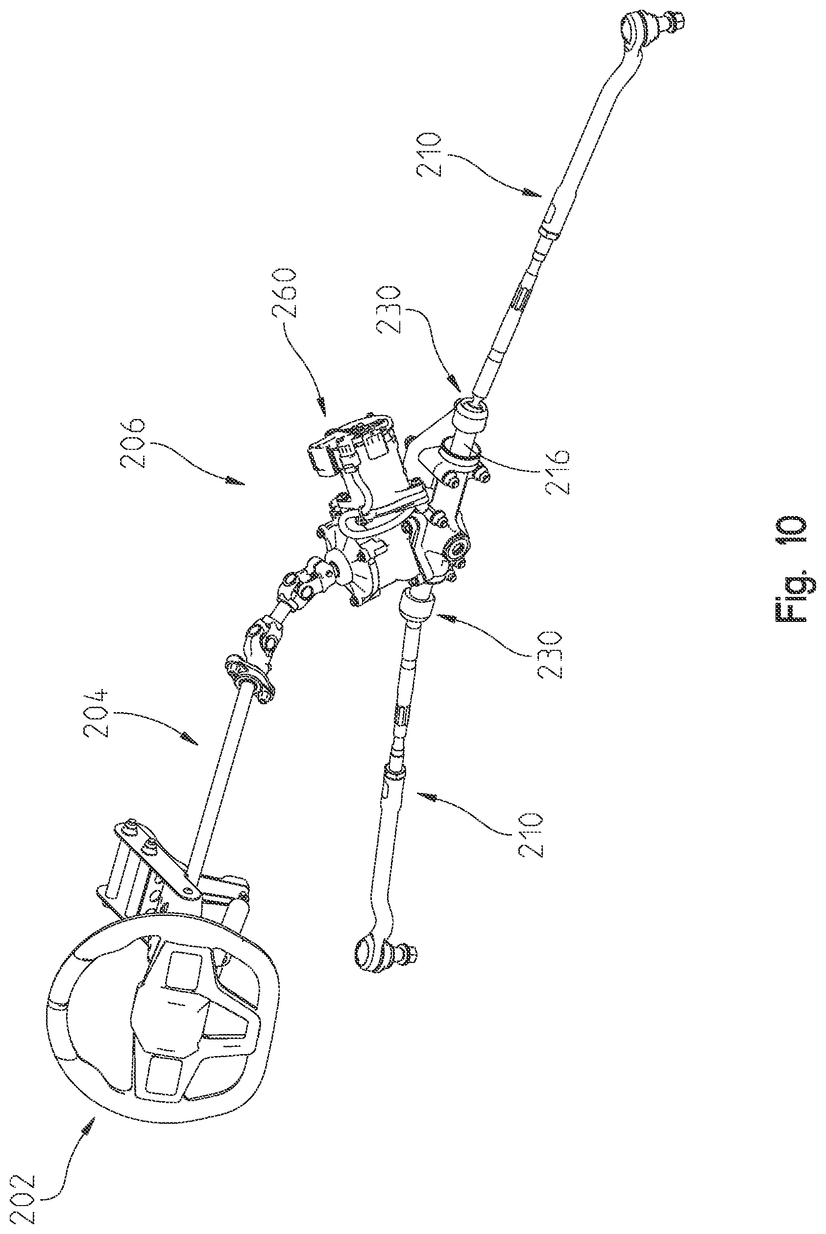 Patent US12097913 Figure 10 – Vehicle steering systems and methods