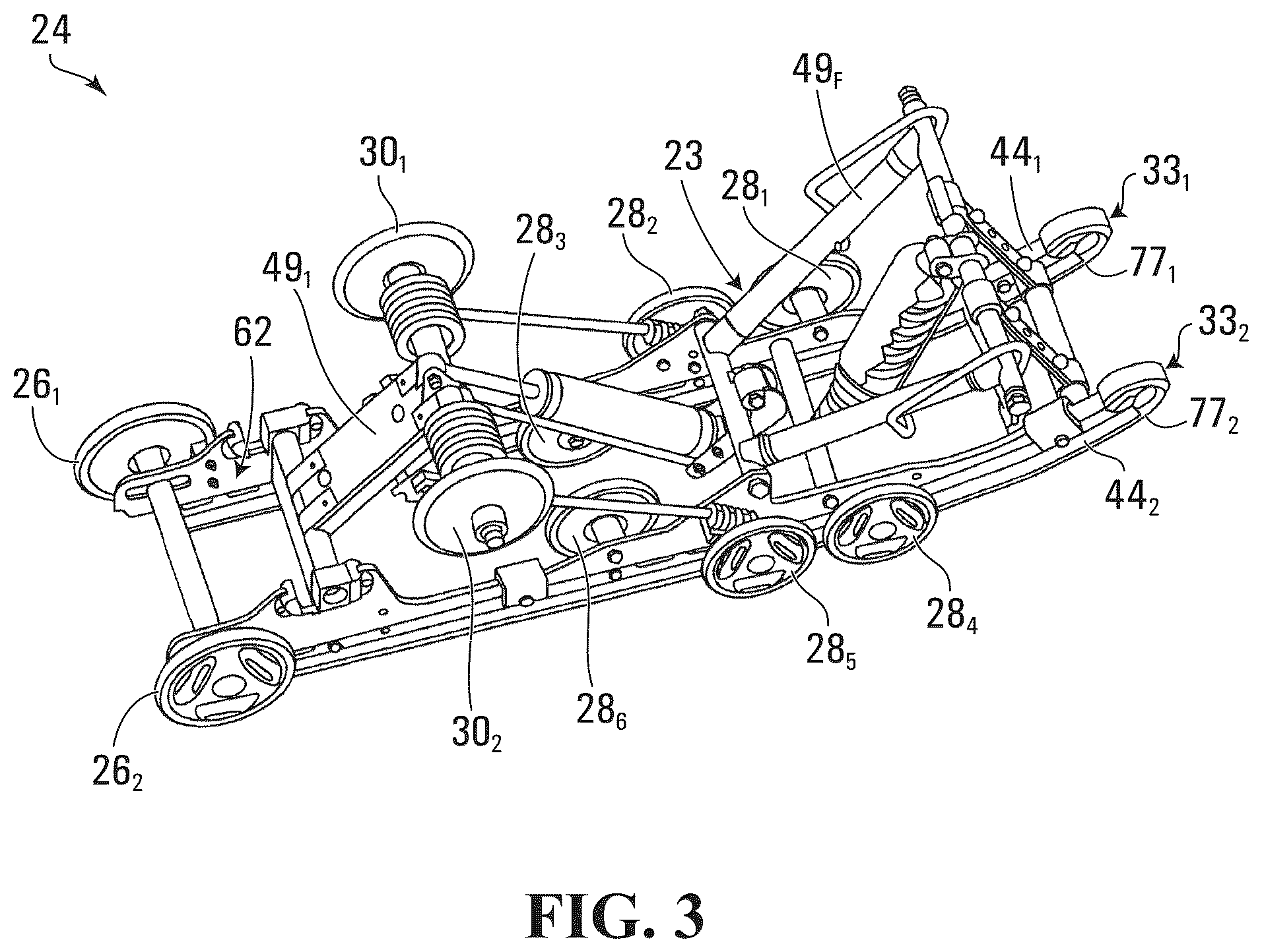Patent US12097914 Figure 2 – Track for traction of a vehicle