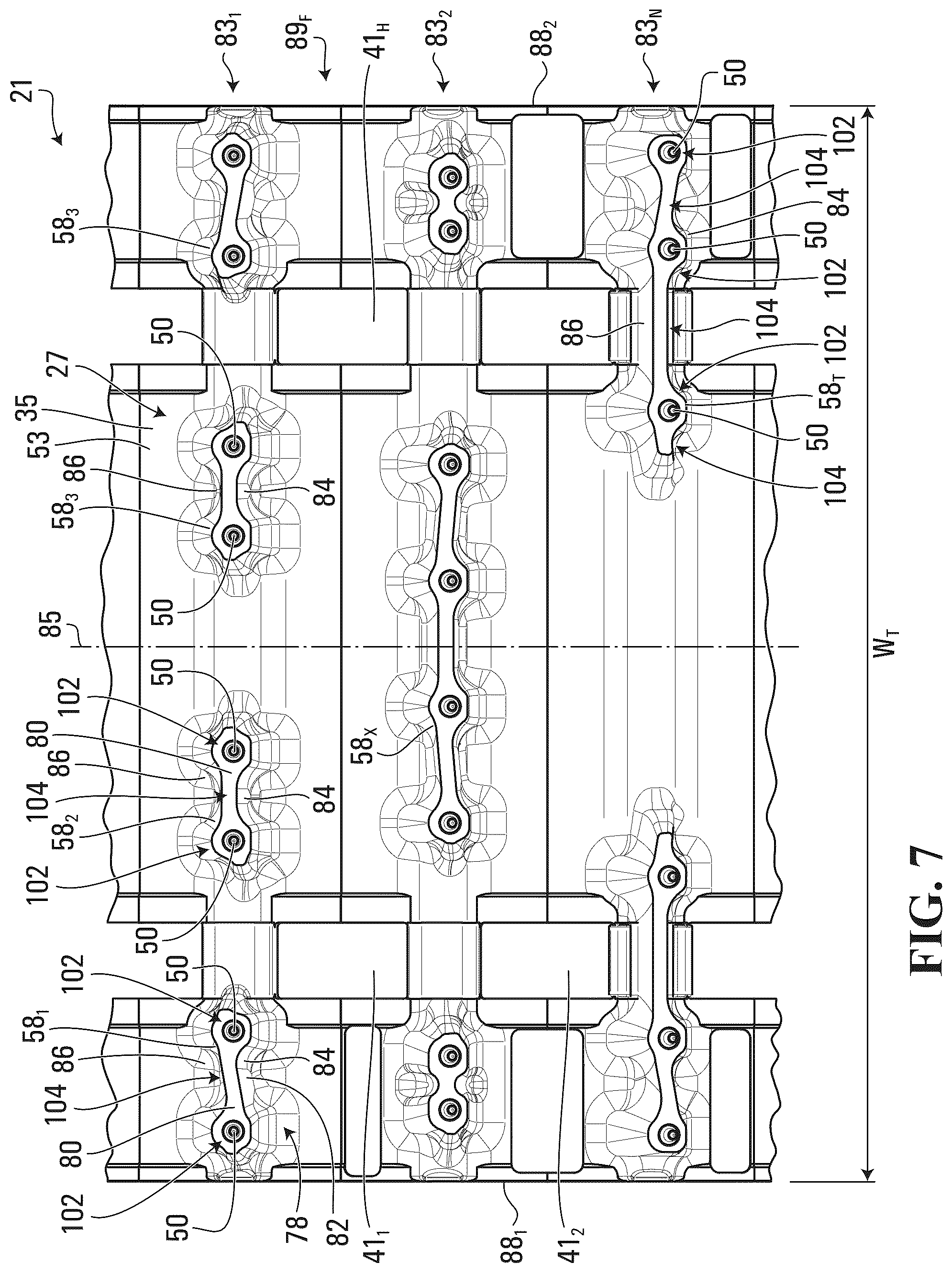 Patent US12097914 Figure 6 – Track for traction of a vehicle
