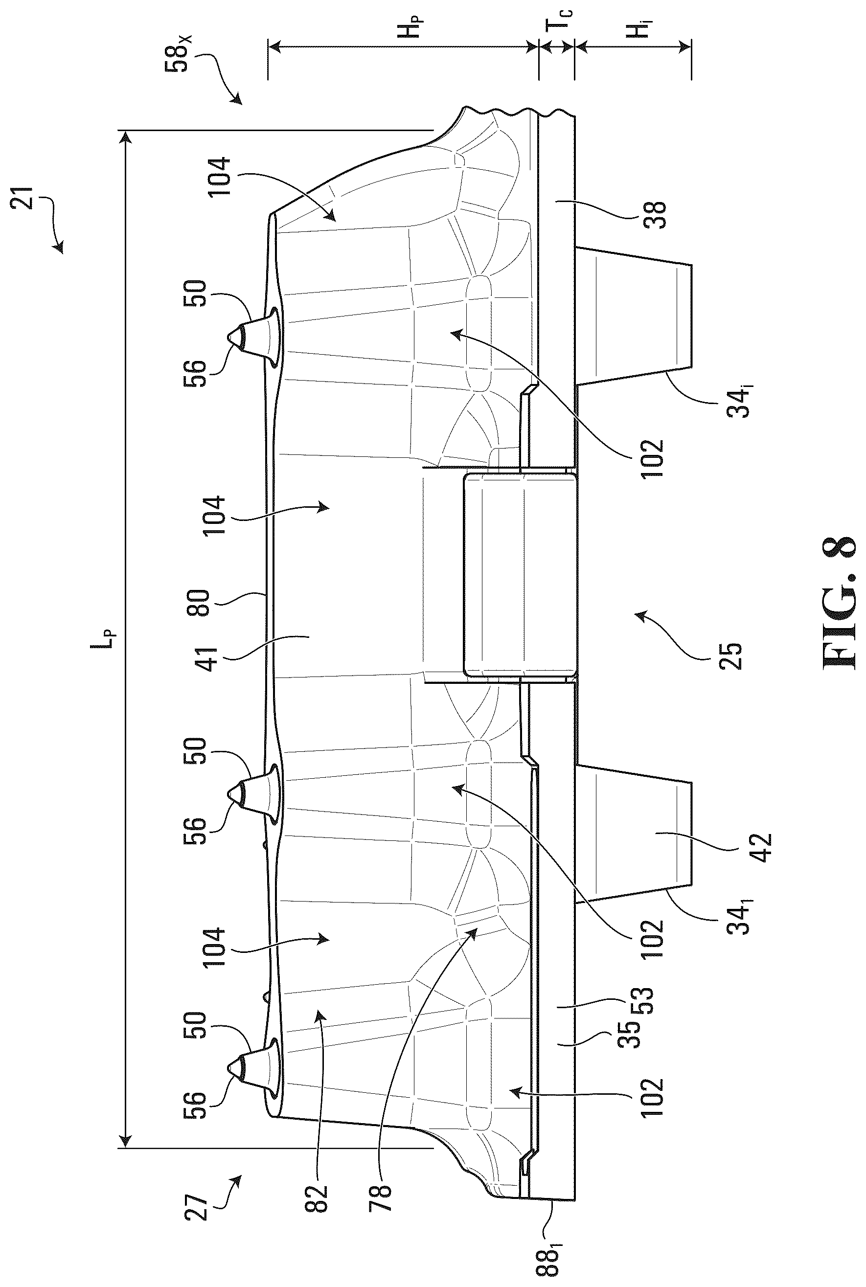 Patent US12097914 Figure 7 – Track for traction of a vehicle