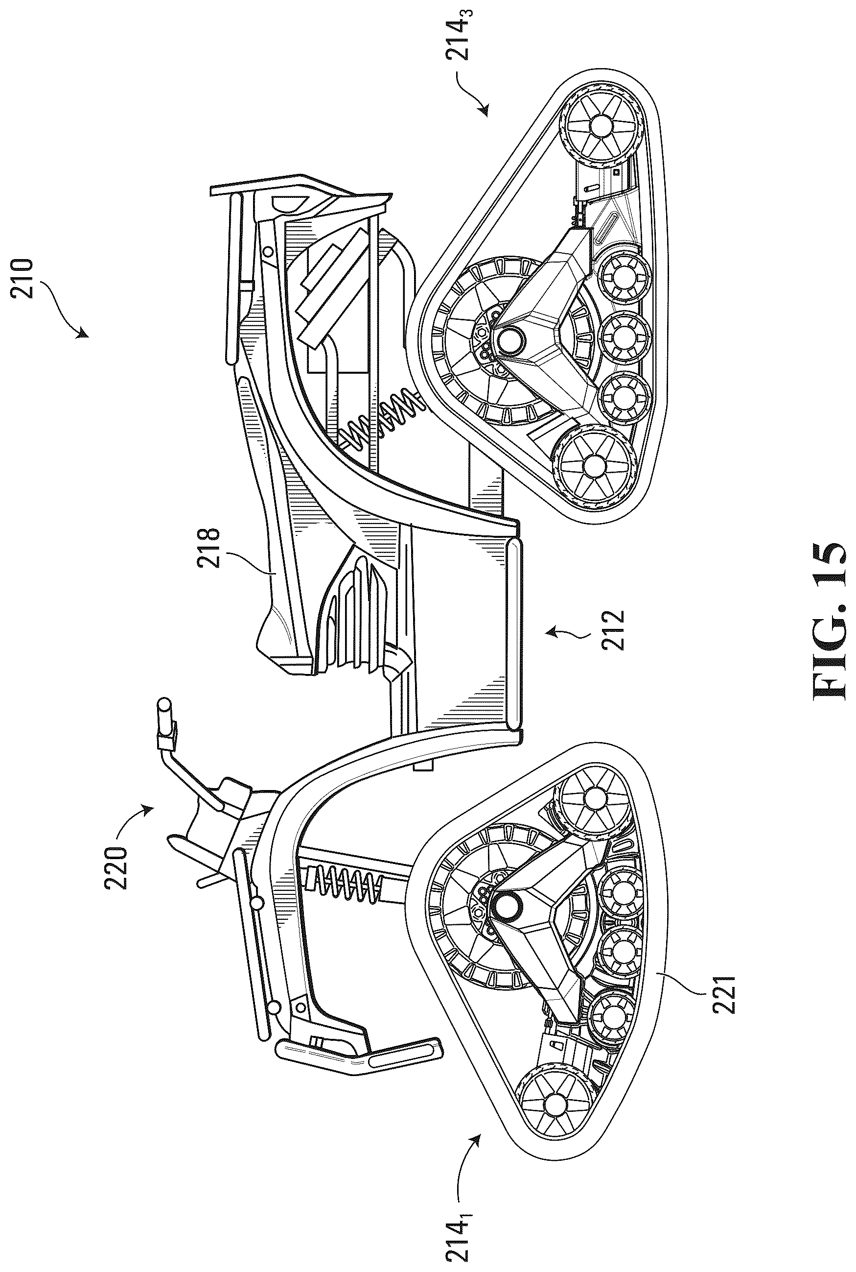 Patent US12097914 Figure 14 – Track for traction of a vehicle