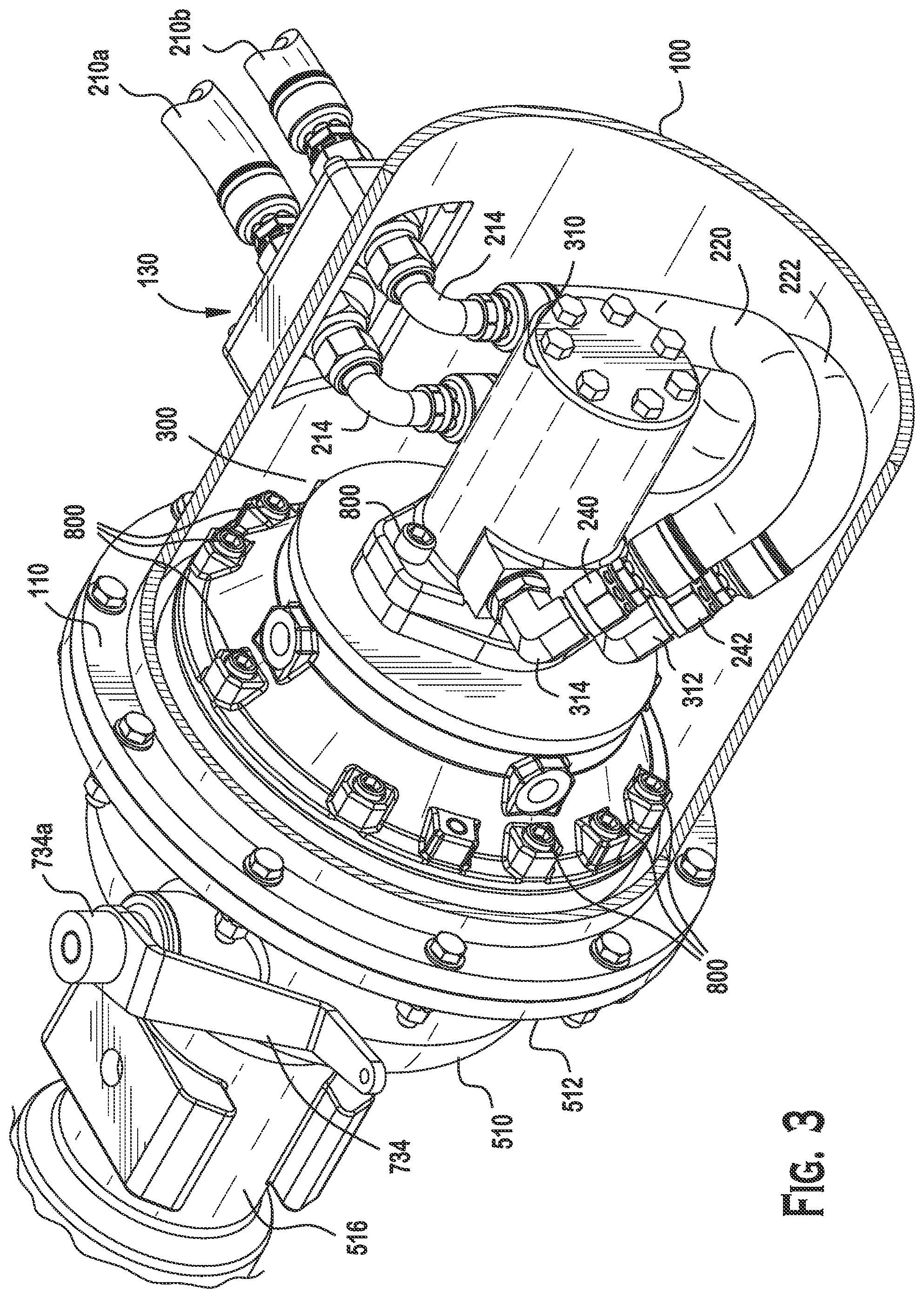 Patent US12097915 Figure 3 – Hydraulic drive system trailer