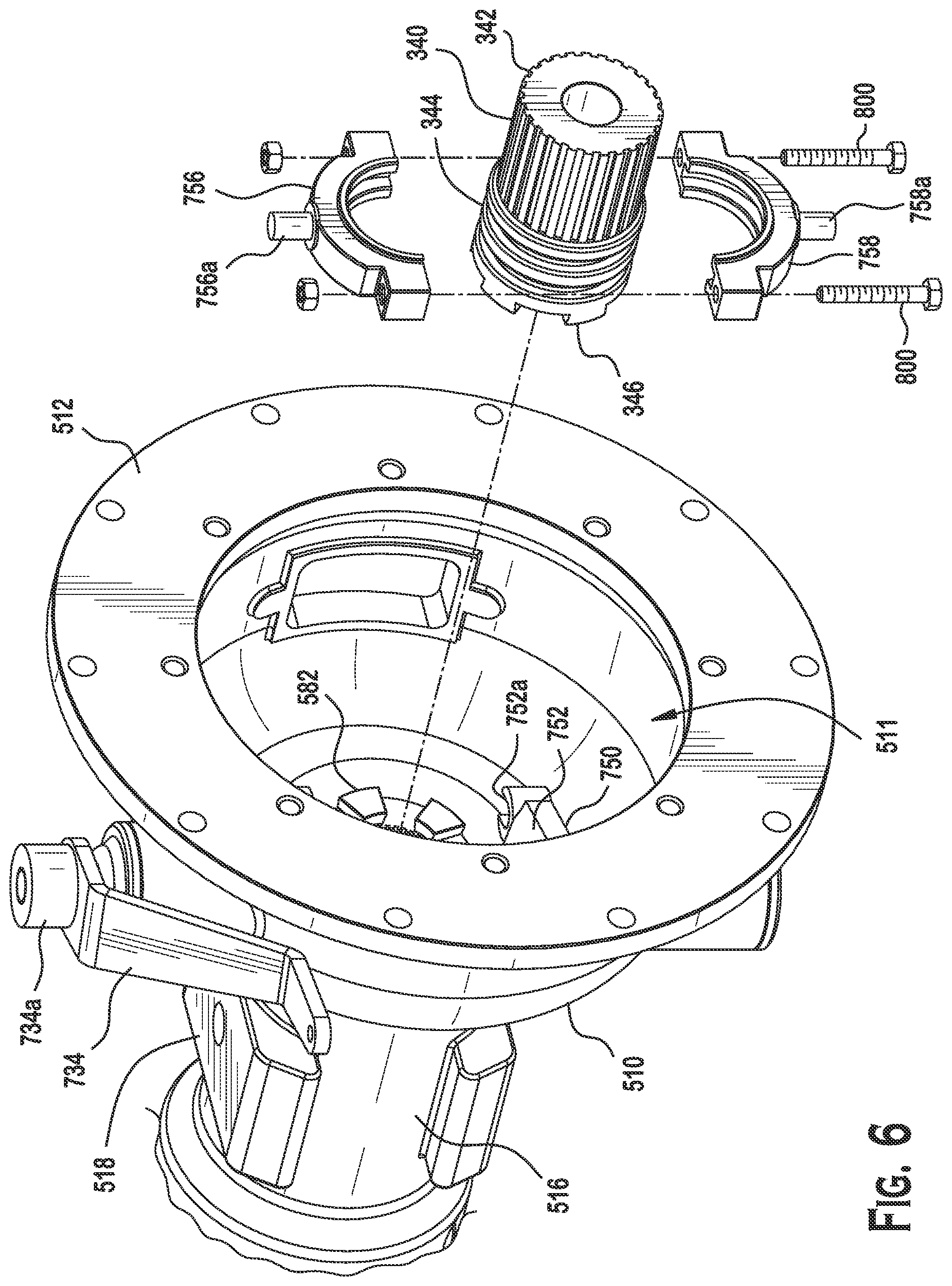 Patent US12097915 Figure 6 – Hydraulic drive system trailer