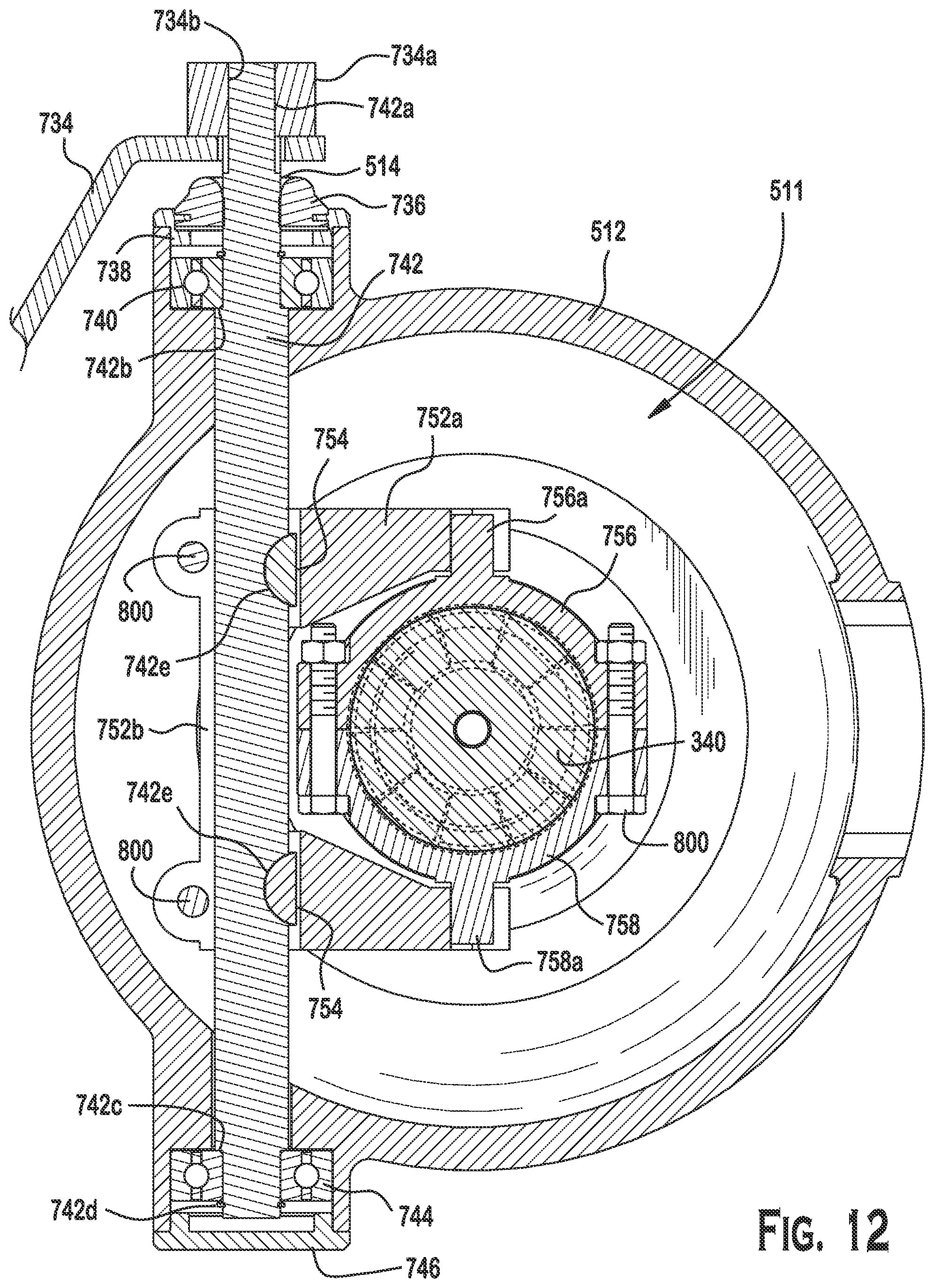 Patent US12097915 Figure 12 – Hydraulic drive system trailer