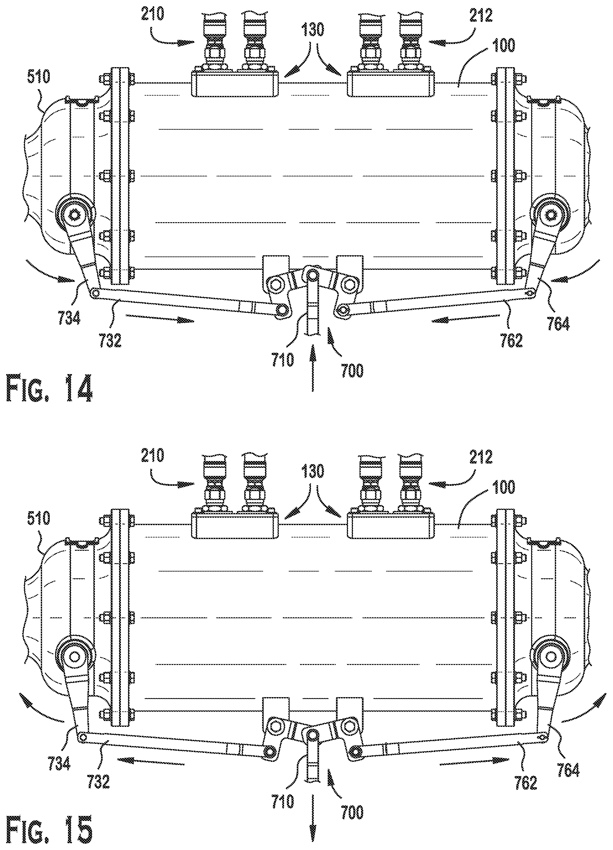 Patent US12097915 Figure 14 – Hydraulic drive system trailer