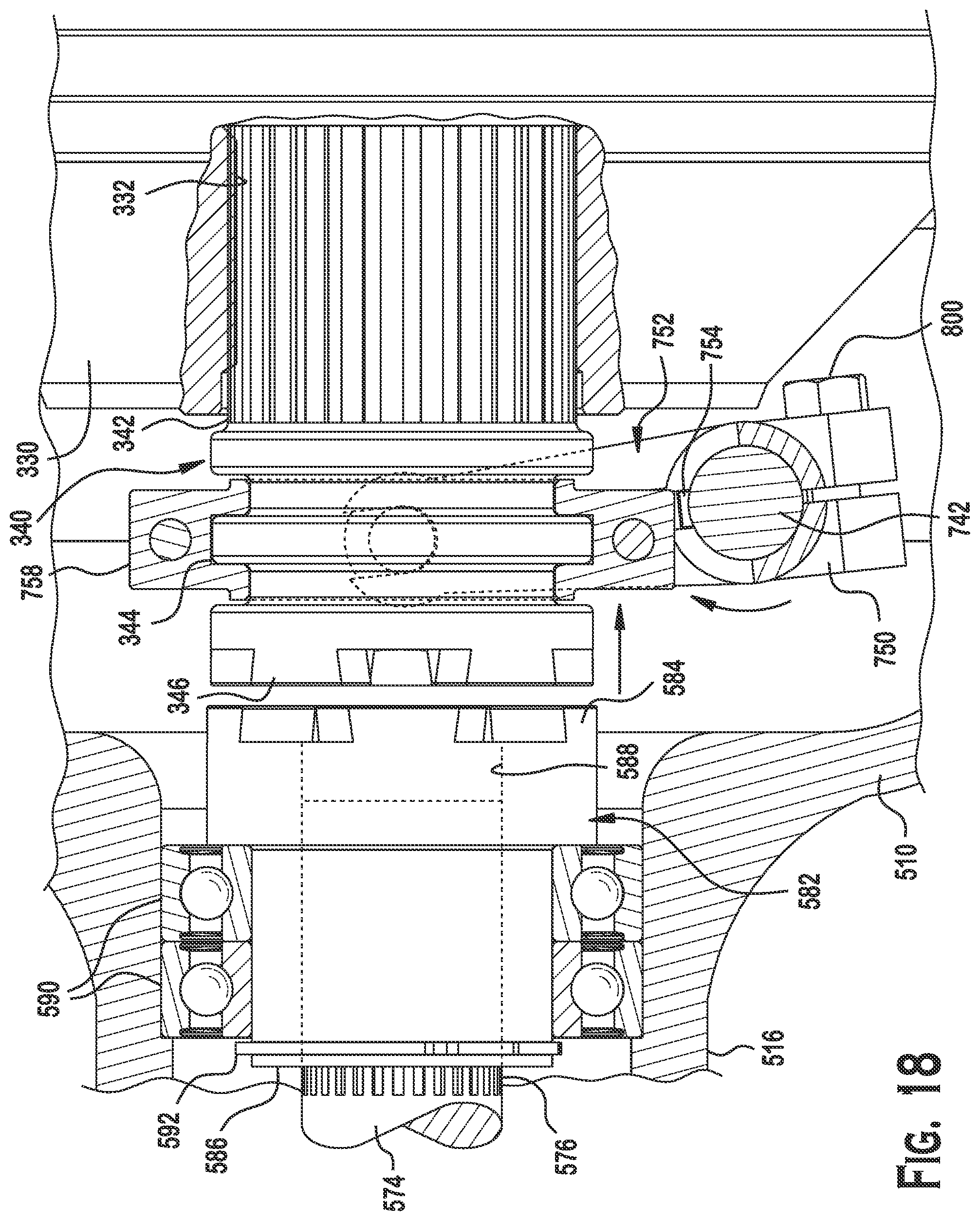 Patent US12097915 Figure 17 – Hydraulic drive system trailer