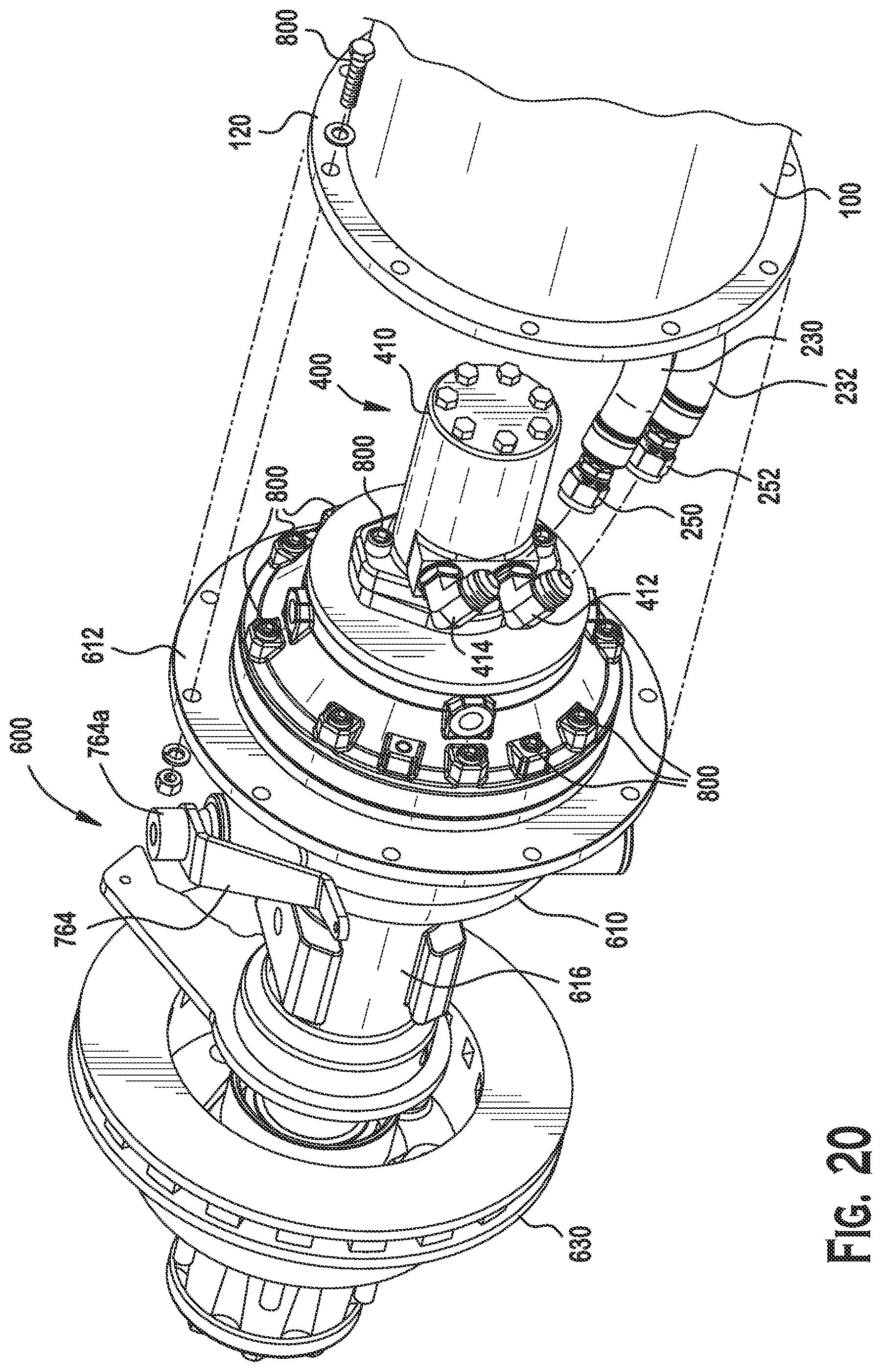 Patent US12097915 Figure 19 – Hydraulic drive system trailer