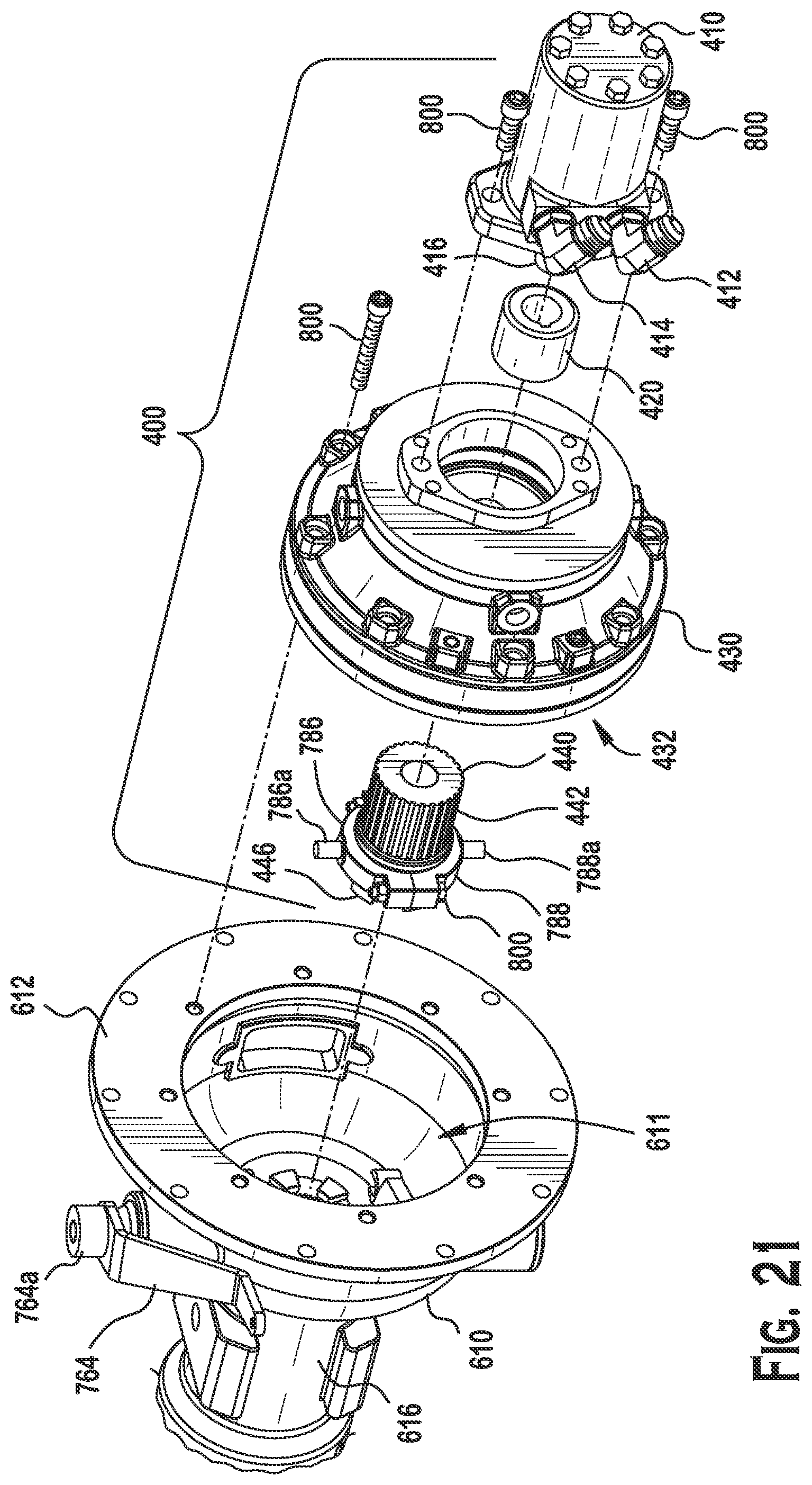 Patent US12097915 Figure 20 – Hydraulic drive system trailer