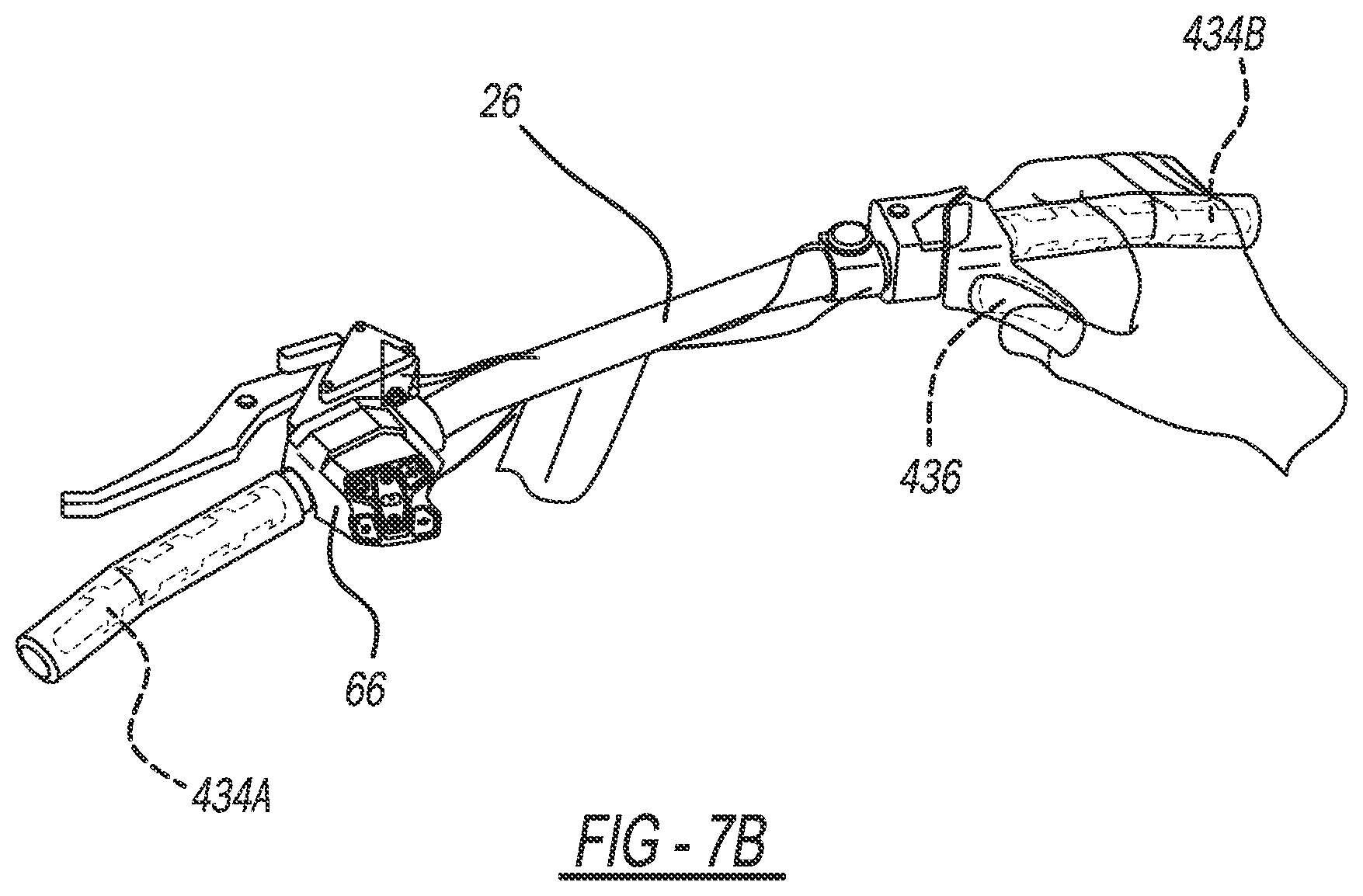 Patent US12097920 Figure 7 – Snowmobile control system