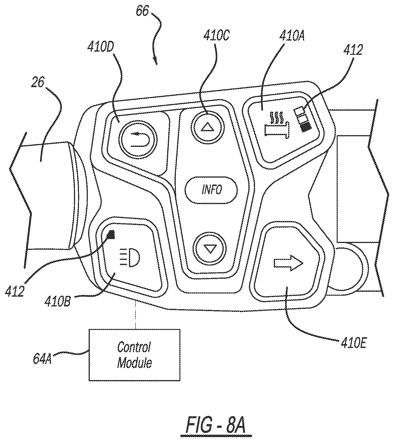 Patent US12097920 Figure 8 – Snowmobile control system