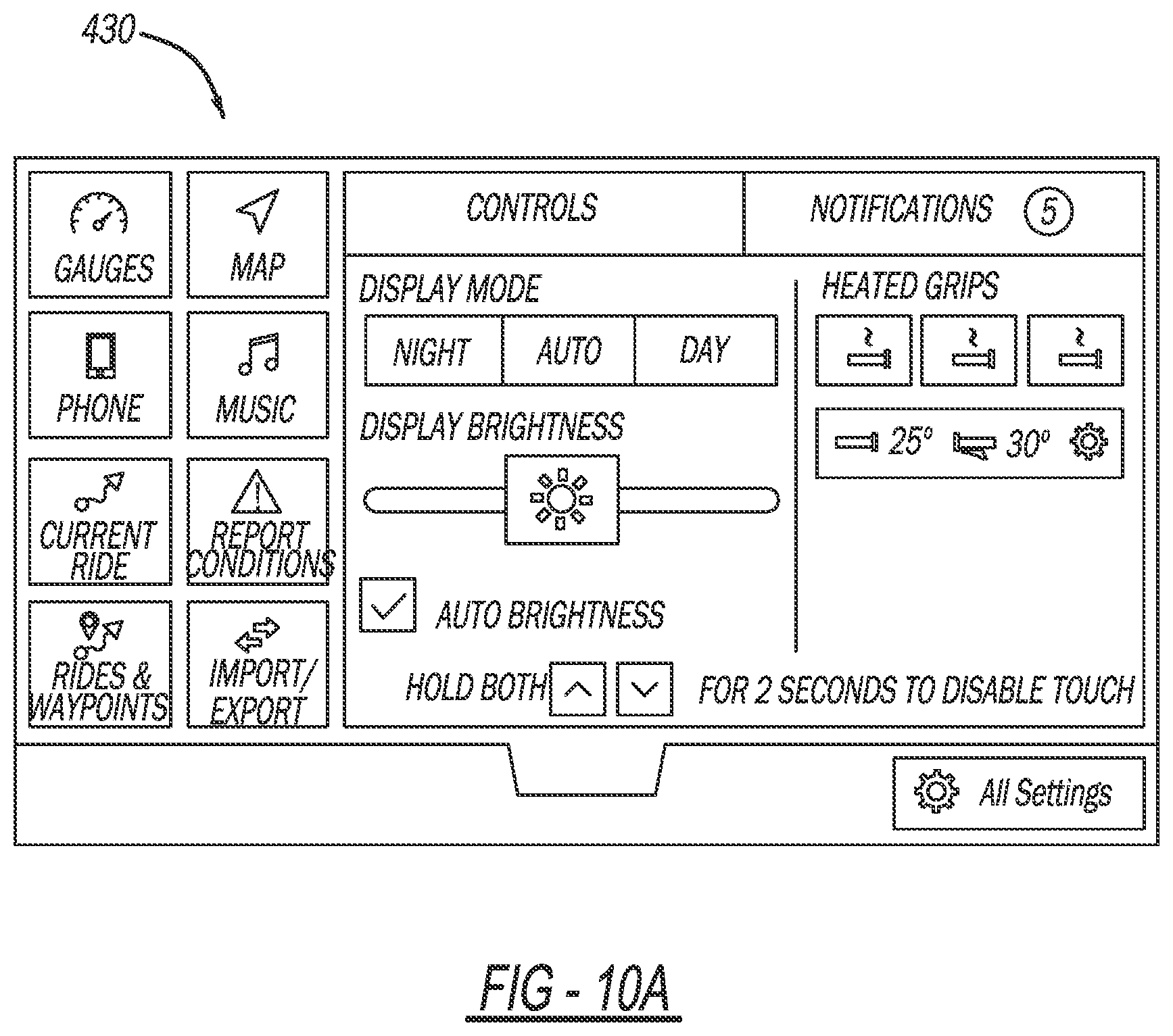 Patent US12097920 Figure 11 – Snowmobile control system