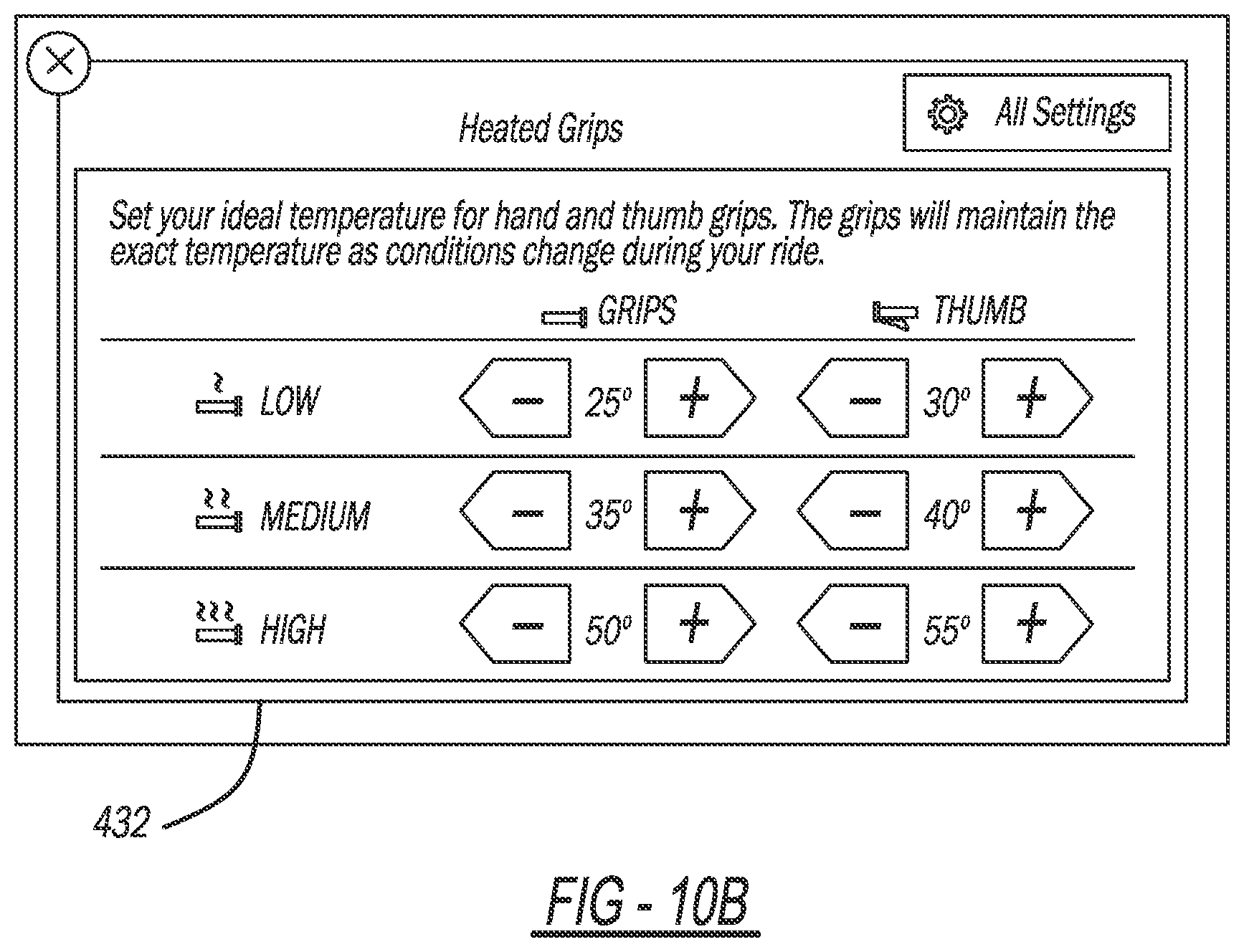 Patent US12097920 Figure 12 – Snowmobile control system