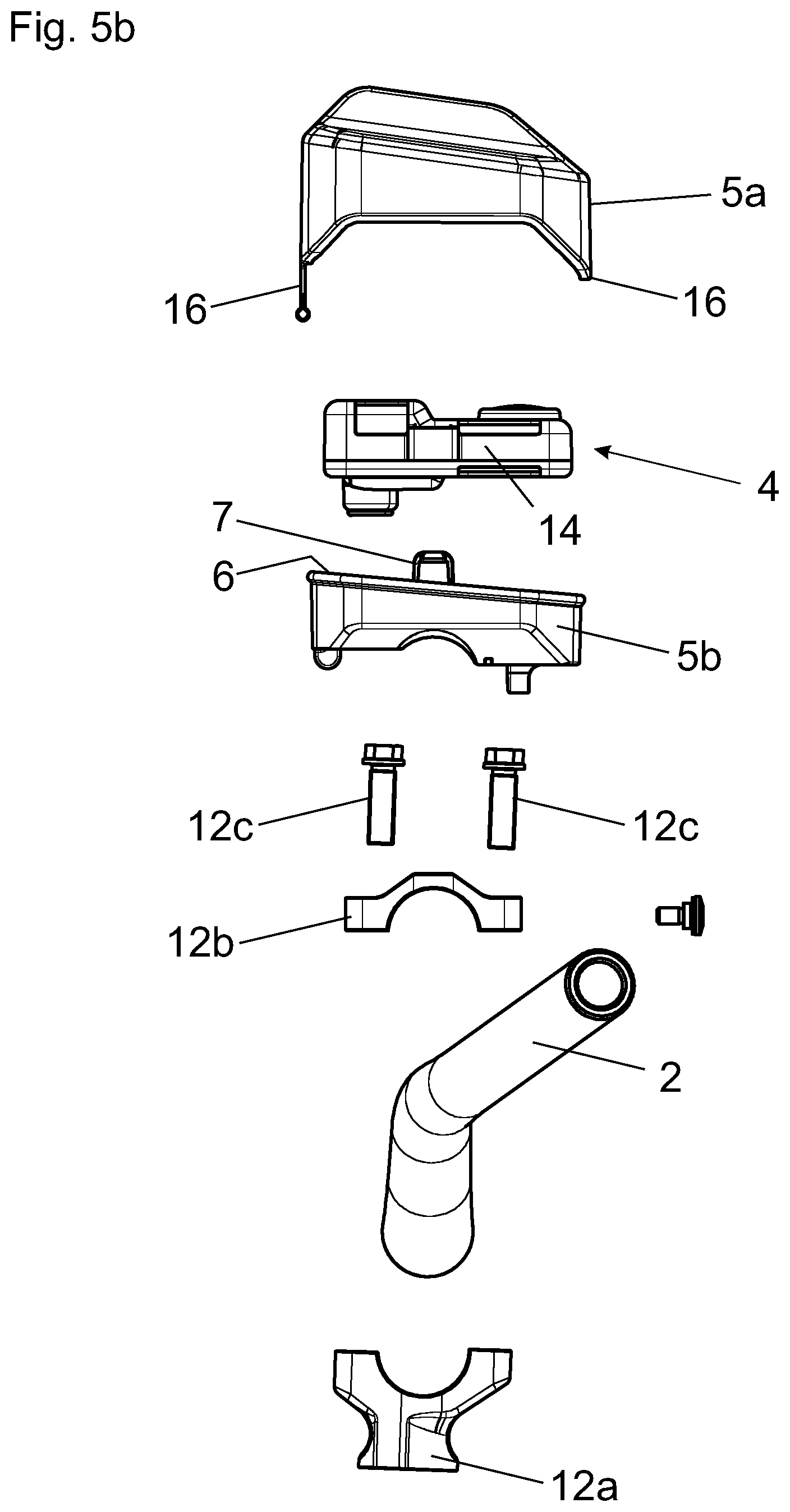 Patent US12097922 Figure 8 – Motorcycle with handlebar protector