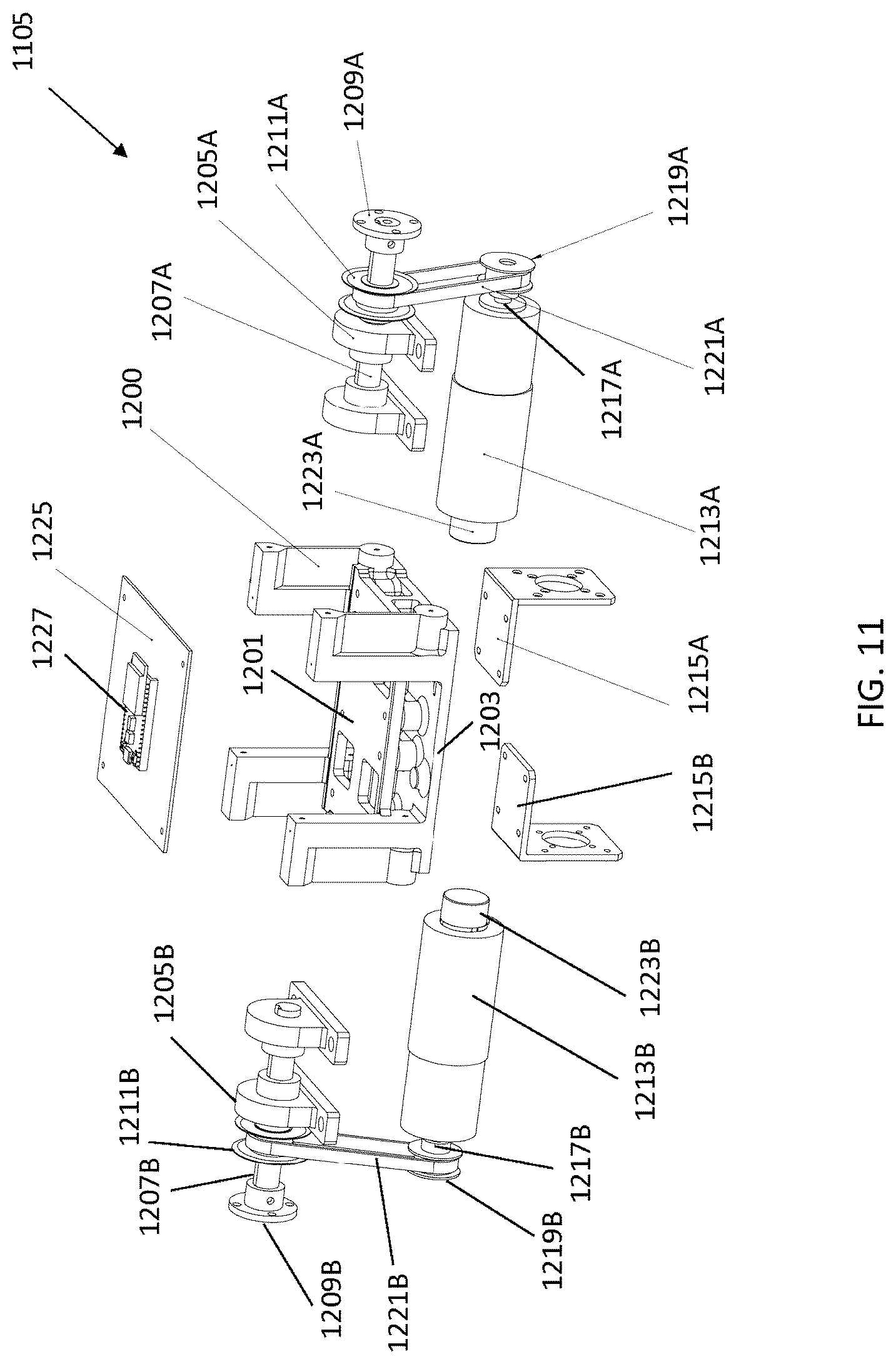 Patent US12097925 Figure 11 – Pendulum-driven unmanned vehicle