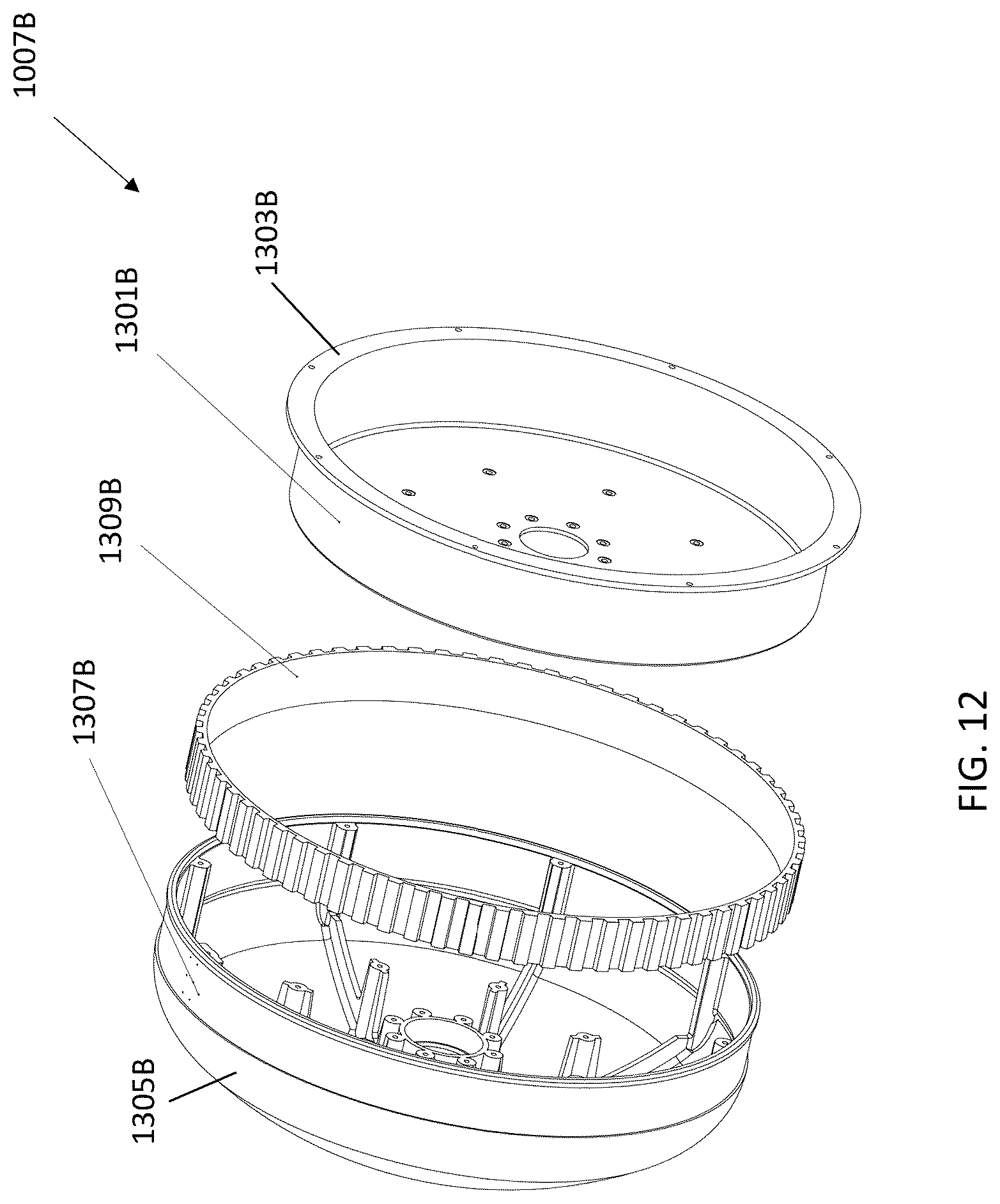 Patent US12097925 Figure 12 – Pendulum-driven unmanned vehicle