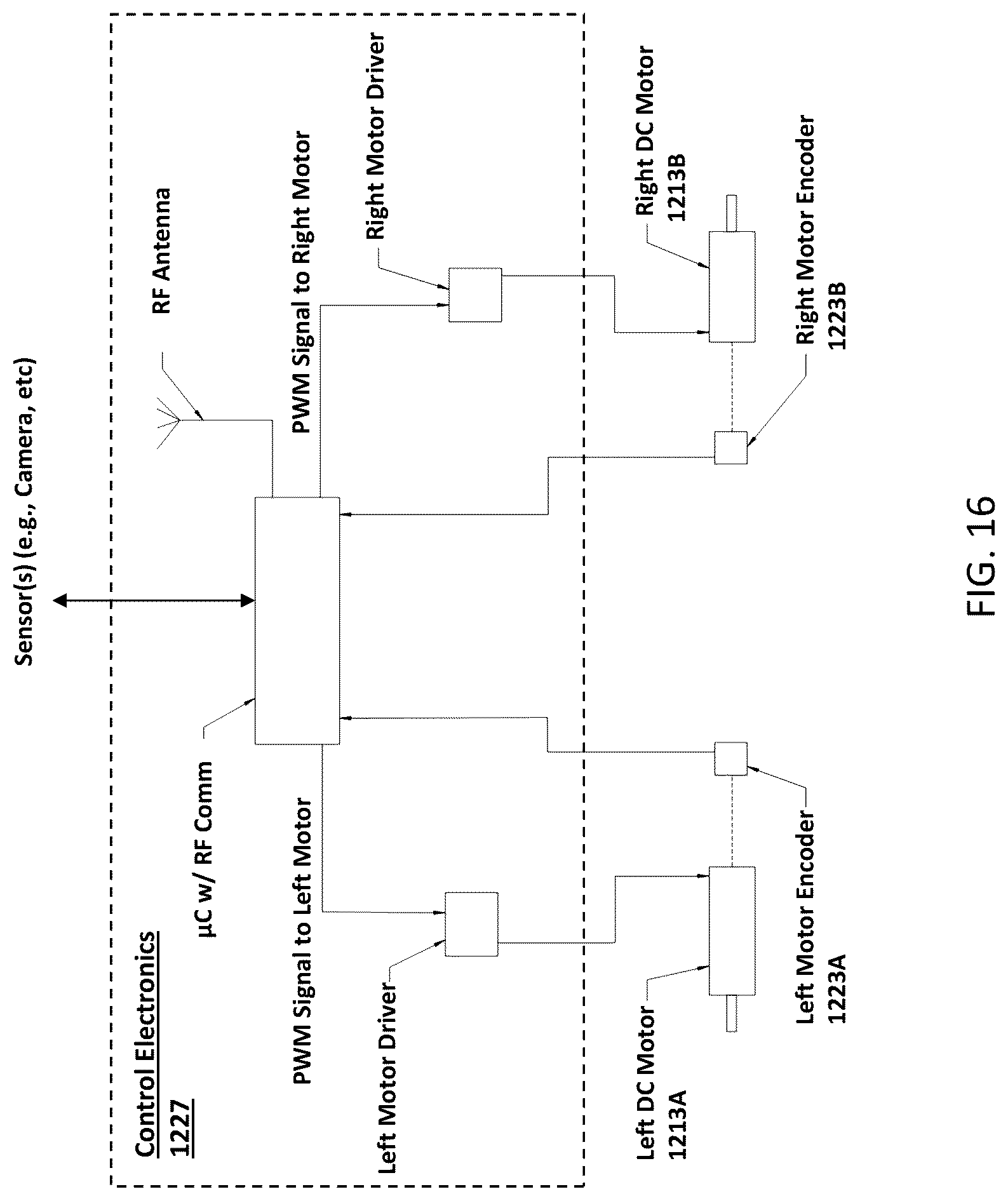Patent US12097925 Figure 16 – Pendulum-driven unmanned vehicle