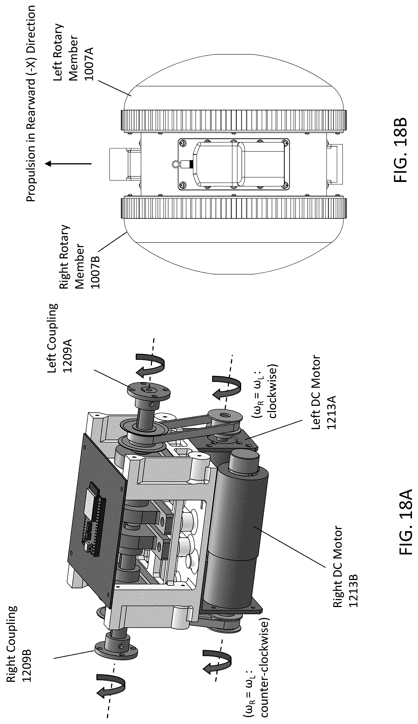 Patent US12097925 Figure 18 – Pendulum-driven unmanned vehicle