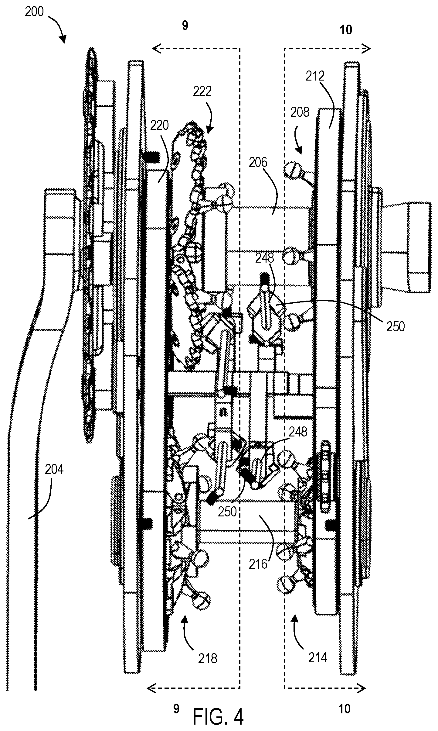 Patent US12097929 Figure 4 – Bicycle gearbox having segmented sprockets