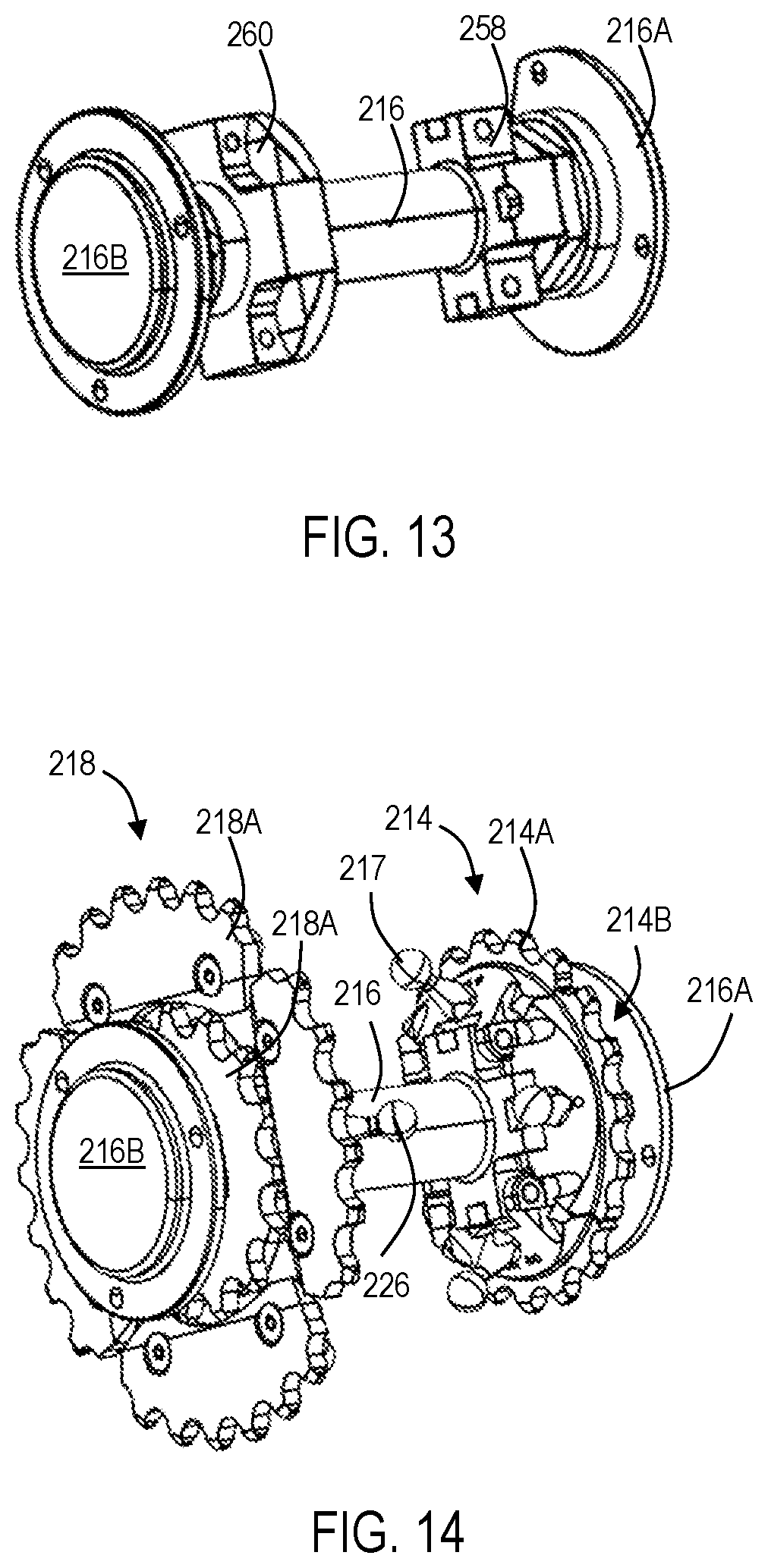 Patent US12097929 Figure 10 – Bicycle gearbox having segmented sprockets