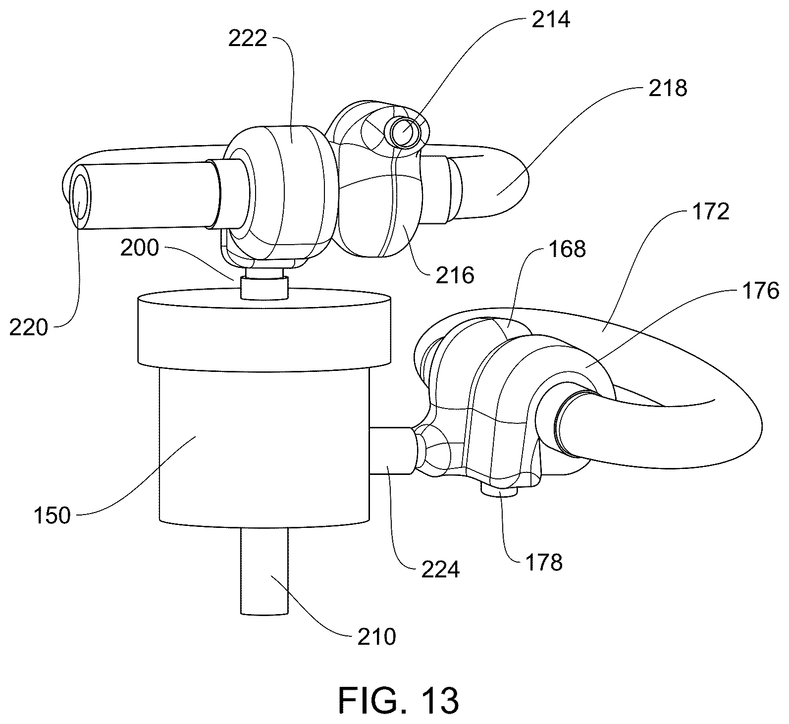 Patent US12097932 Figure 13 – System and method for reducing drag on hulls of marine crafts thereby increasing fluid dynamic efficiencies