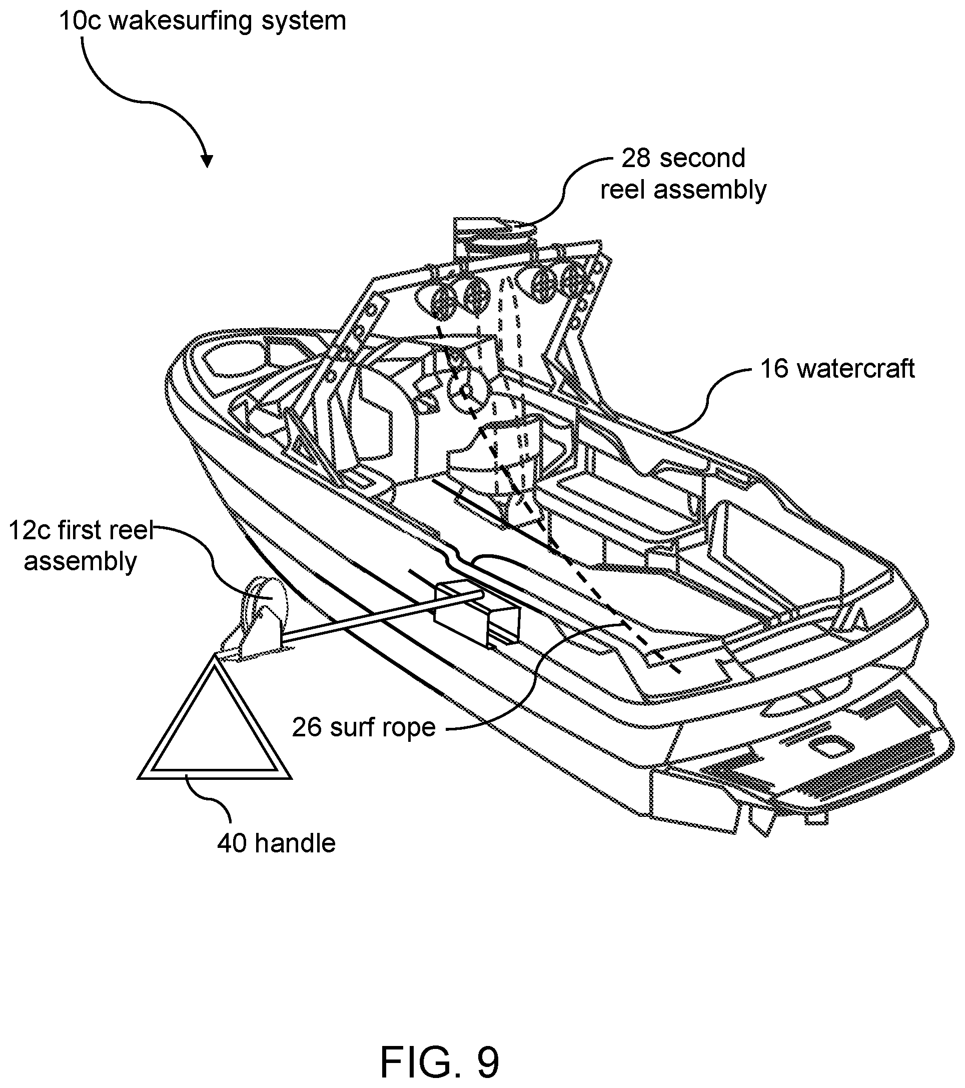Patent US12097933 Figure 9 – Wakesurfing systems and methods