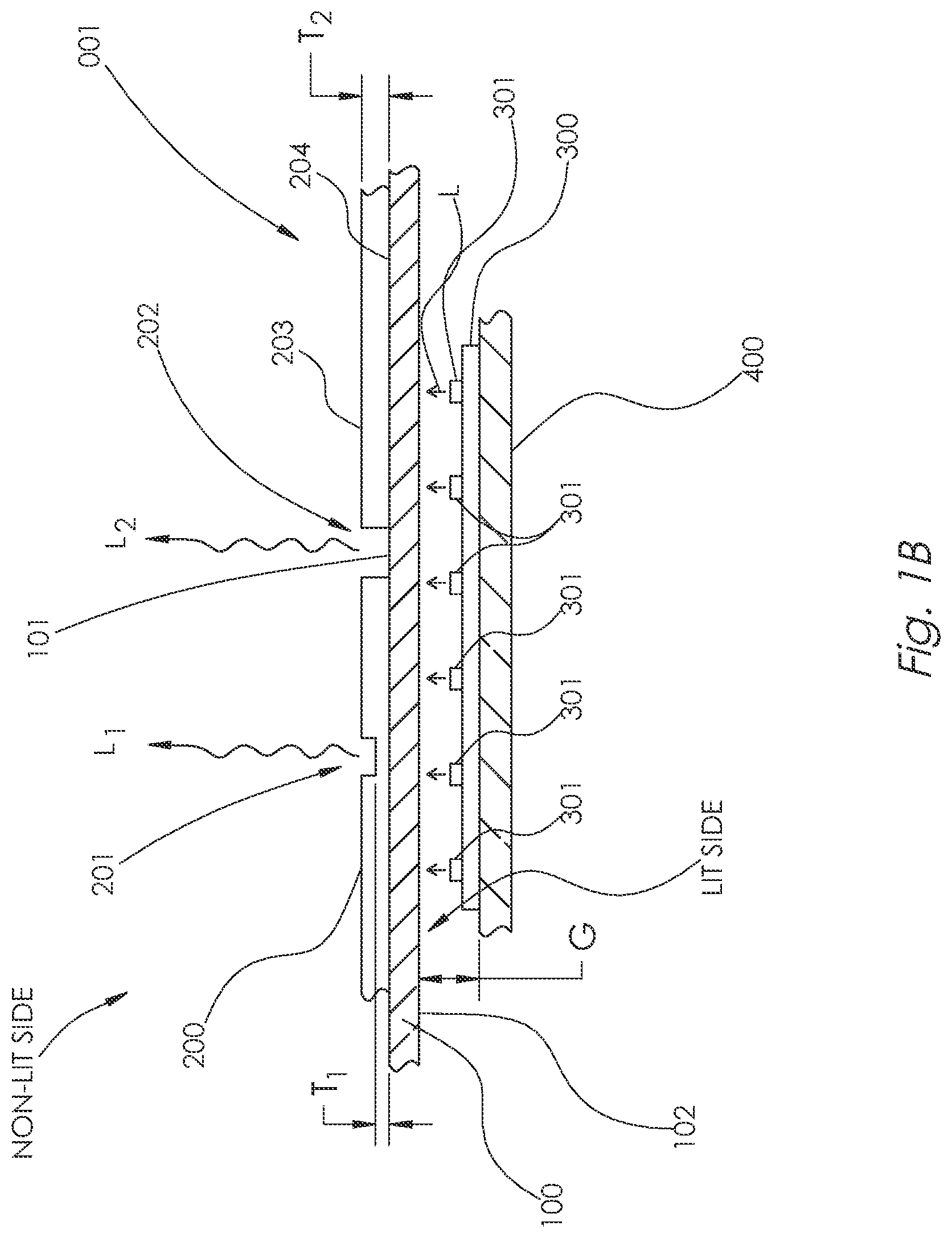 Patent US12097935 Figure 2 – Backlighted surface covering