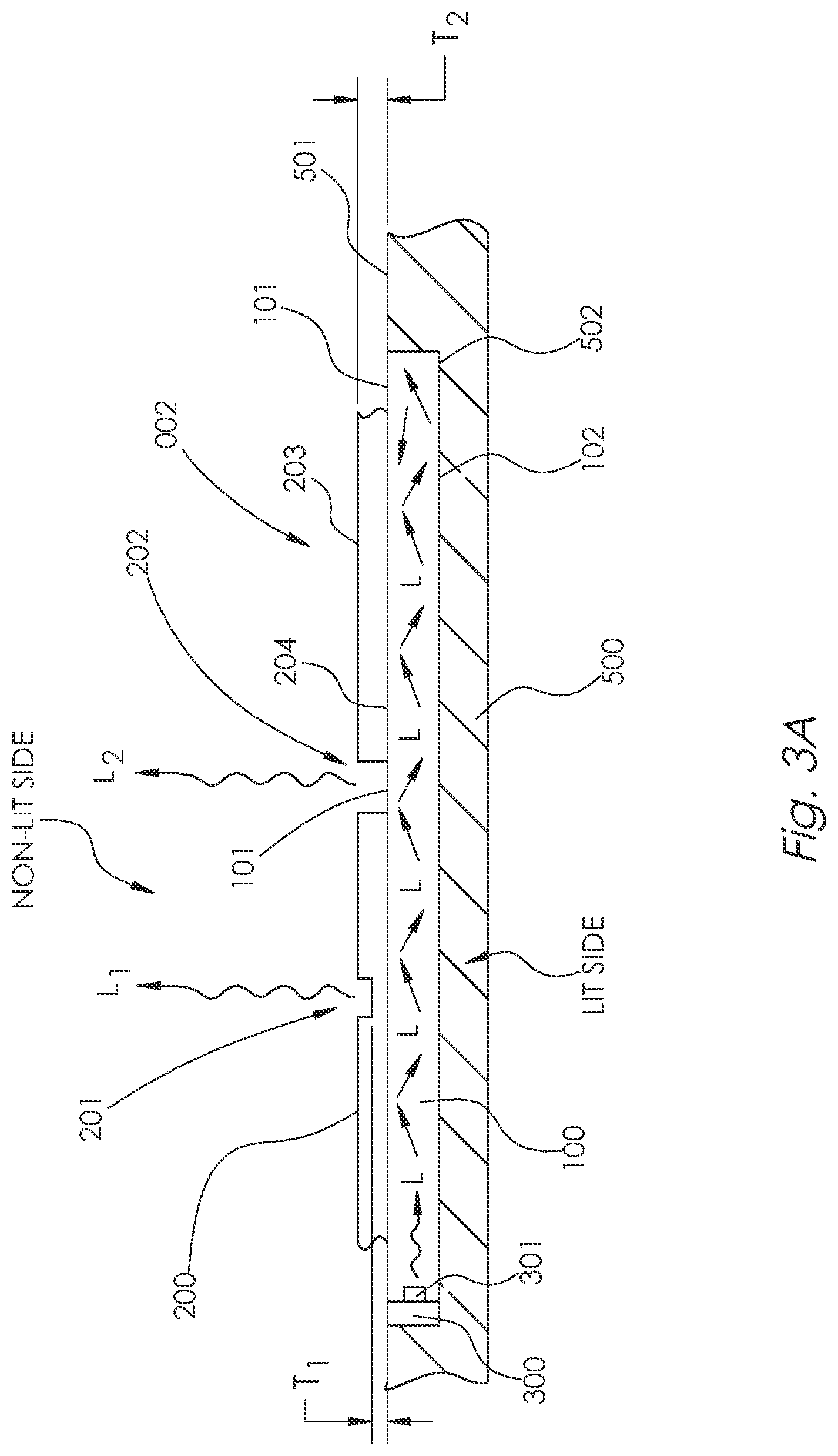Patent US12097935 Figure 4 – Backlighted surface covering
