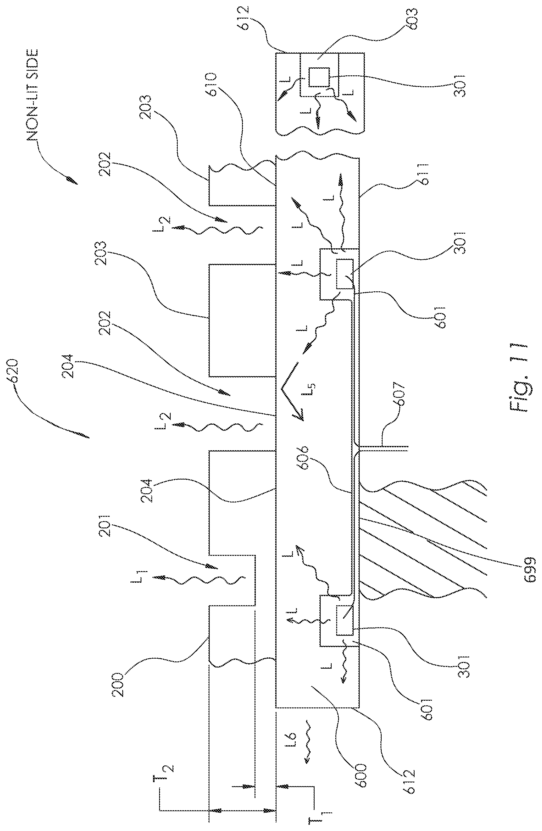 Patent US12097935 Figure 13 – Backlighted surface covering