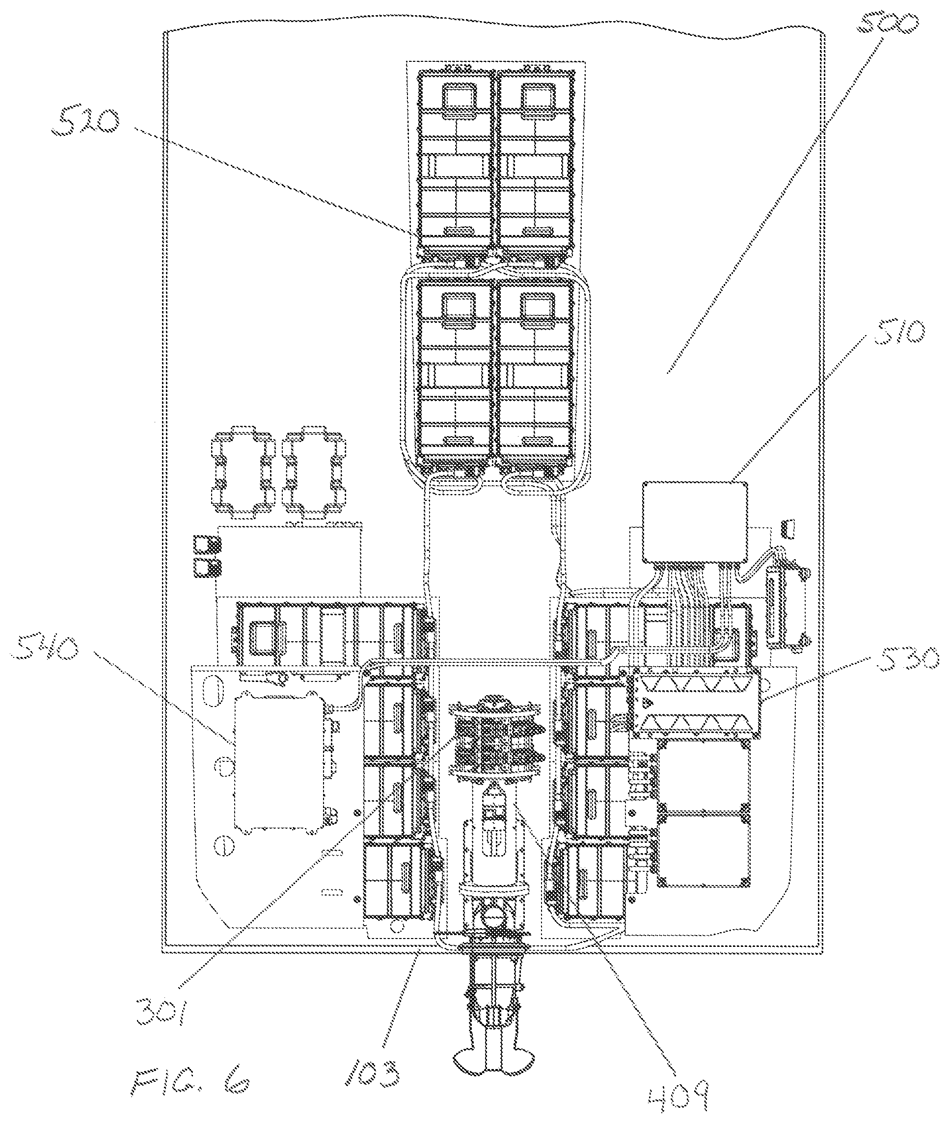 Patent US12097936 Figure 11 – Axial flux propulsion system for an electric boat