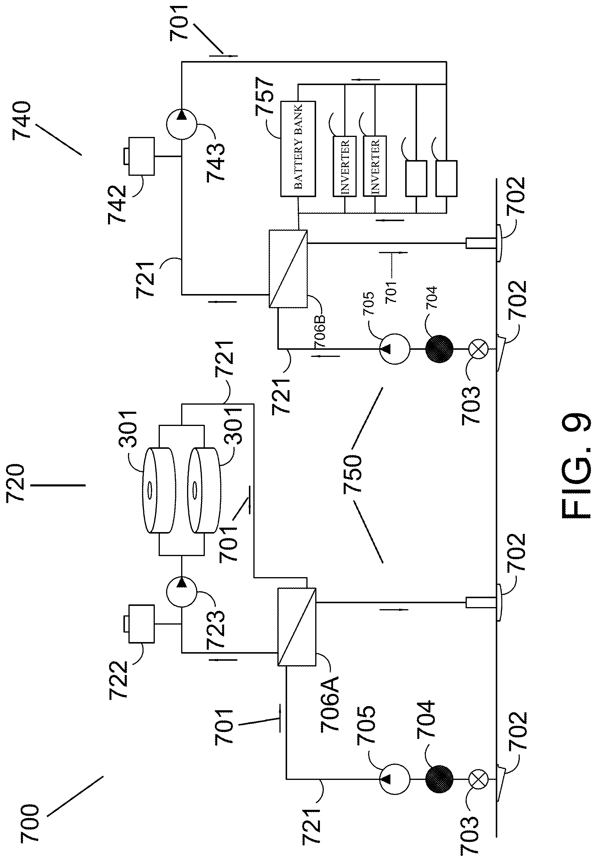 Patent US12097936 Figure 15 – Axial flux propulsion system for an electric boat