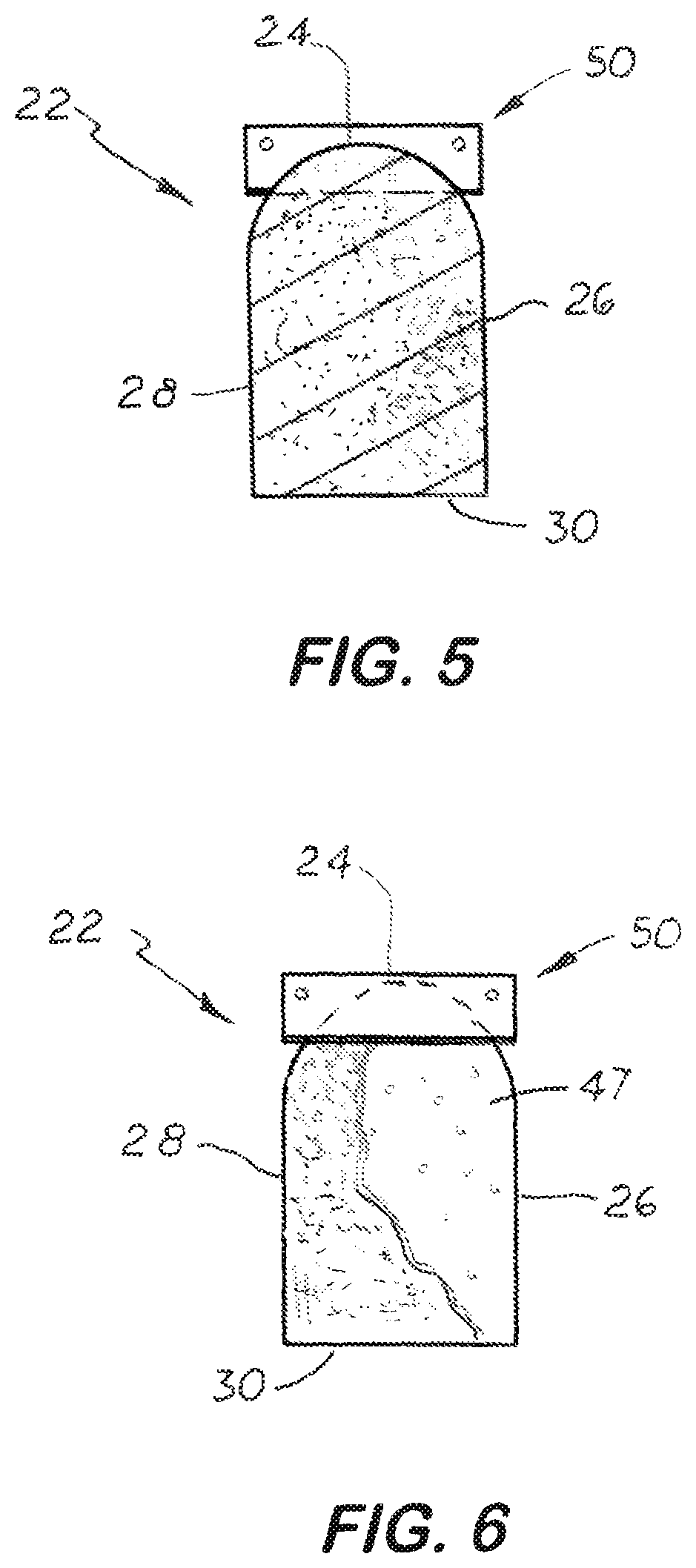 Patent US12097937 Figure 4 – Combination float and bracket assembly