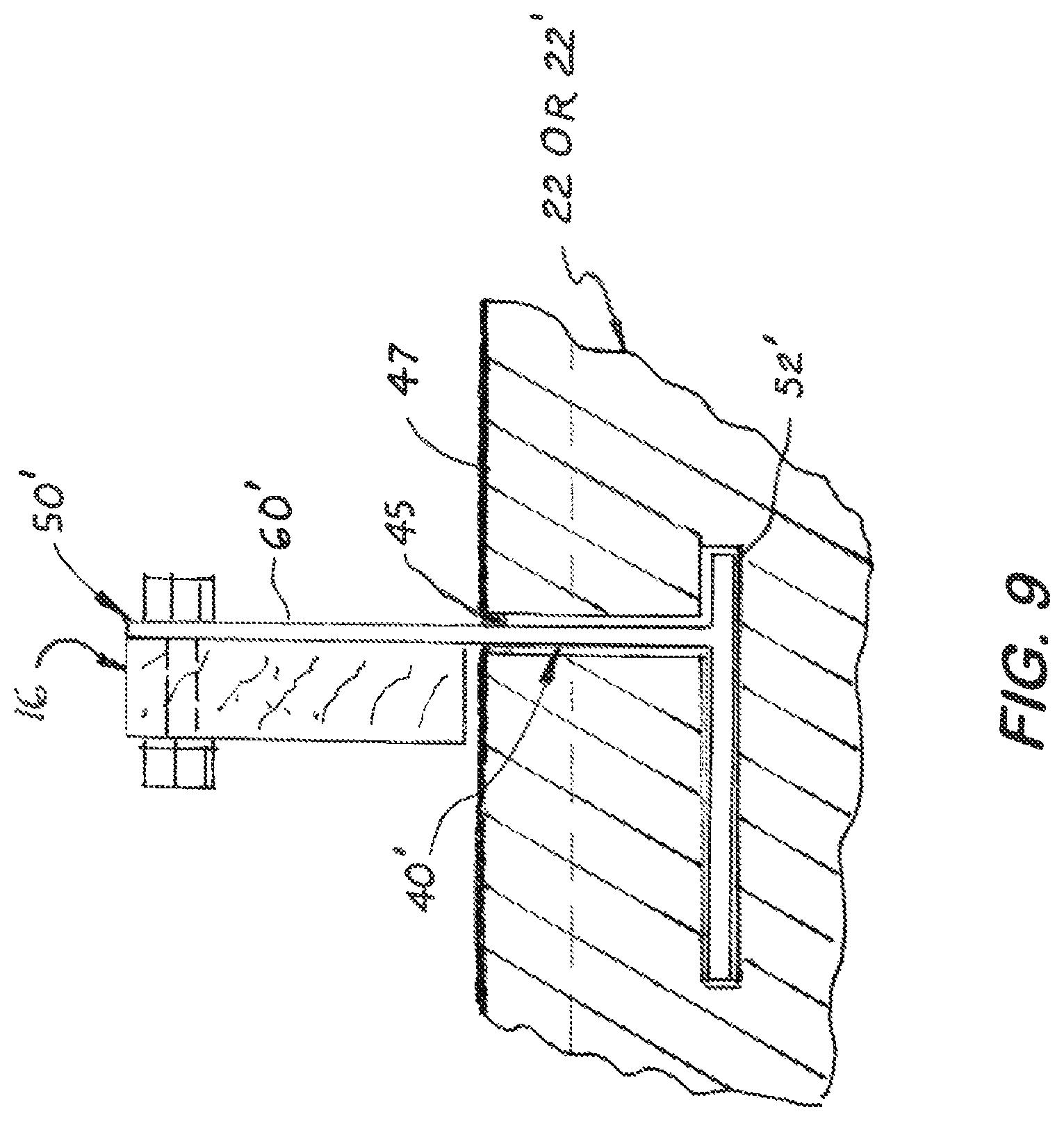 Patent US12097937 Figure 7 – Combination float and bracket assembly